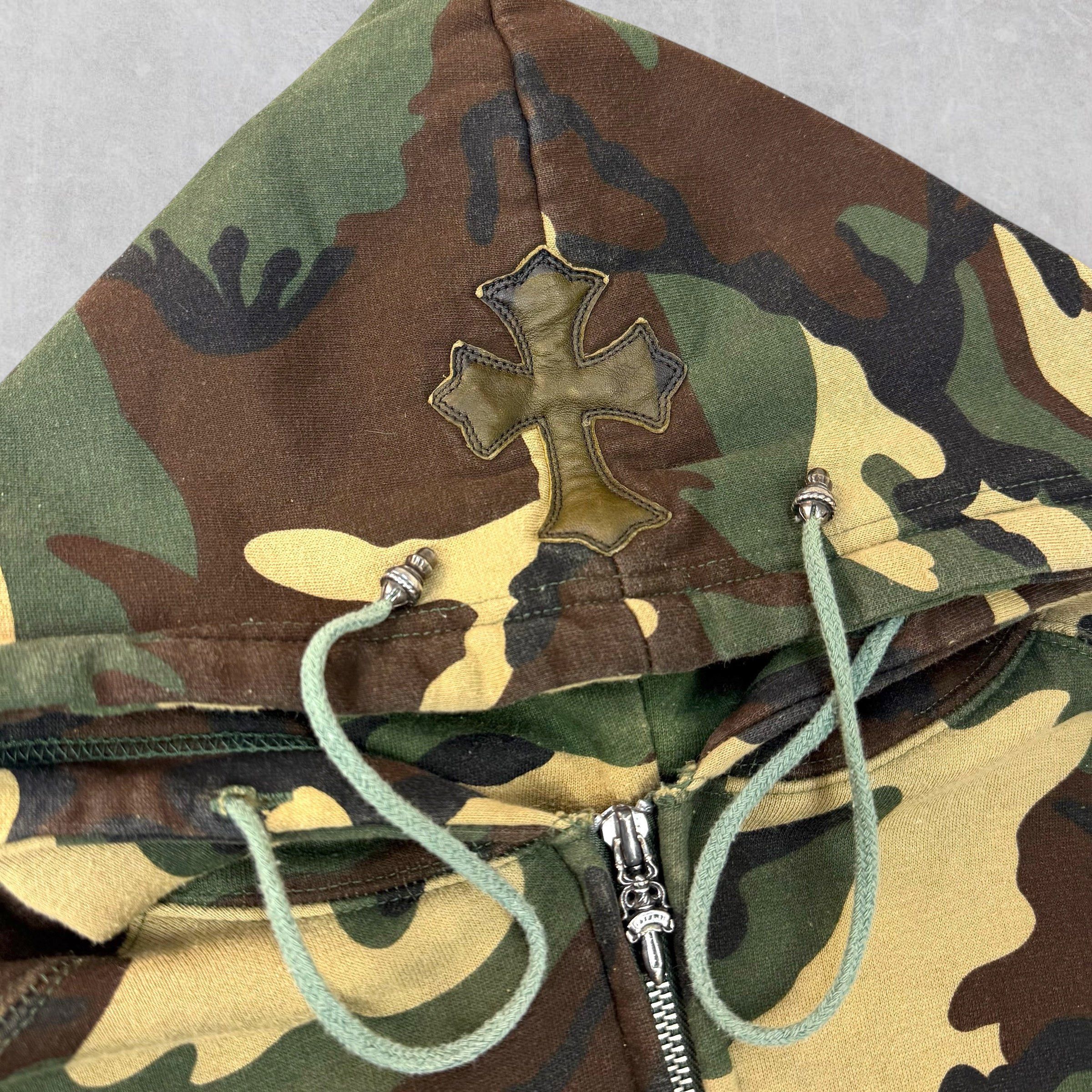 Chrome Hearts Vintage Chrome Hearts Camo Cross Thermal ZipUp XL Size US XL / EU 56 / 4 - 6 Thumbnail