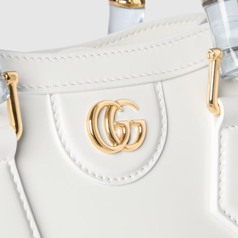 Gucci o1la5ras0526 Size: OS / Diana Mini Tote Bag in White Size ONE SIZE - 3 Thumbnail