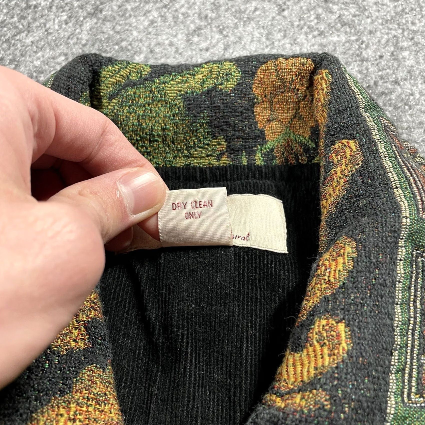 Vintage VINTAGE Anu by Natural Tapestry Jacket Women S Beige Animals Africa 90s Tiger Zebra Cottagecore Y2K Mens Womens Girls Size S / US 4 / IT 40 - 6 Thumbnail