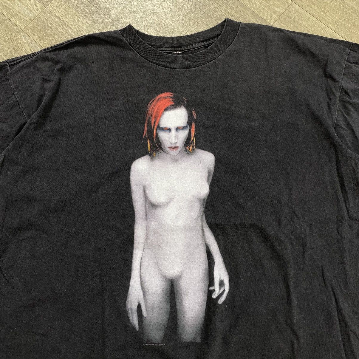 Band Tees 90s Vintage Marilyn Manson Mechanical Animals Band Tee Size US XL / EU 56 / 4 - 2 Thumbnail