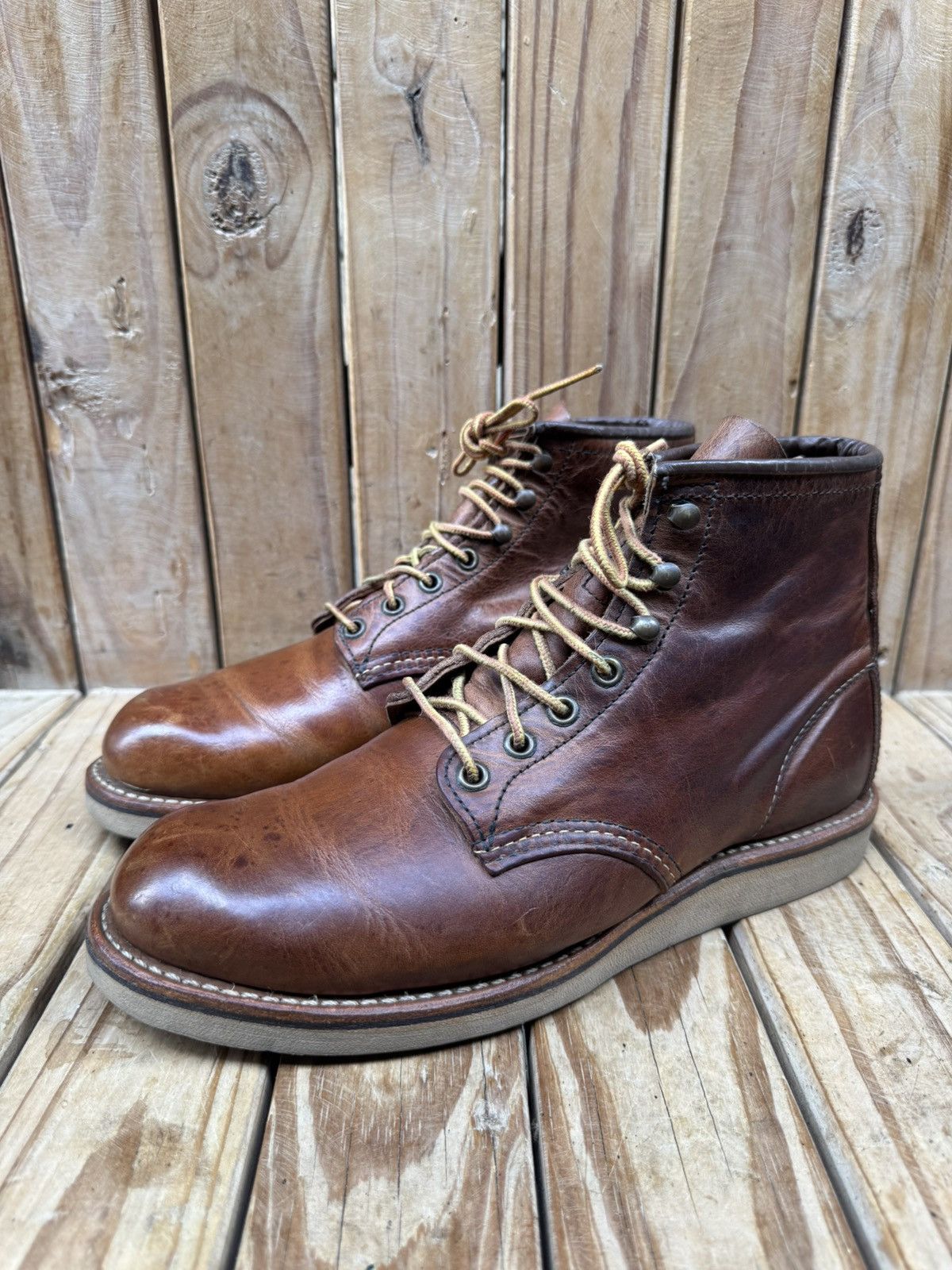 Red Wing Red Wing 2950 Rover Brown Rough and Tough leather boots US 8 Size US 8 / EU 41 - 1 Thumbnail