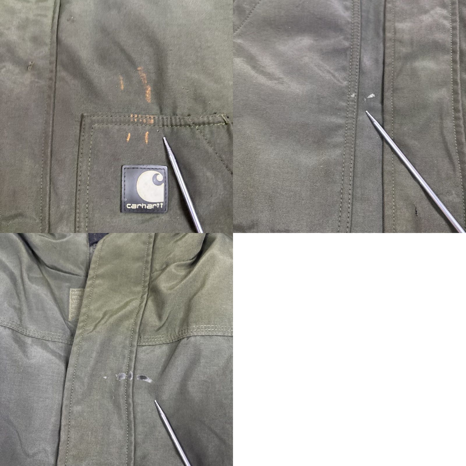 Carhartt VINTAGE Carhartt J 174 Heavyweight Green Canvas Duck Parka Coat Zip/Snap Up Men’s XL Parka Mens XXL? Size US XL / EU 56 / 4 - 8 Thumbnail