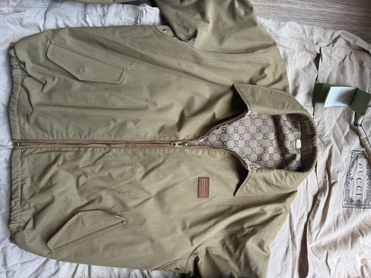 Gucci Reversible Suede Trimmed Ripstop and Cotton-Blend Jacket Size US M / EU 48-50 / 2 - 10 Thumbnail