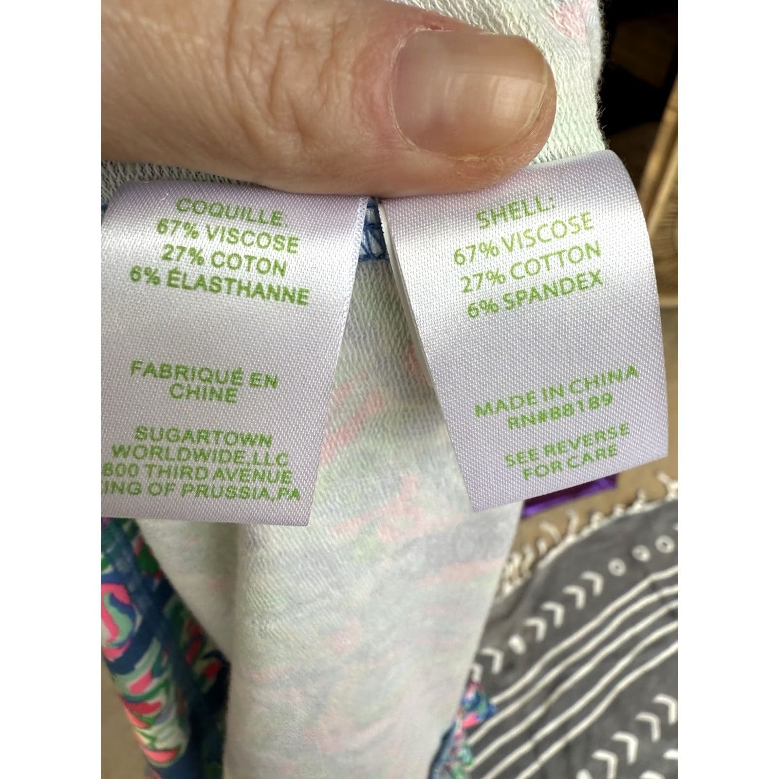 Lilly Pulitzer Lilly Pulitzer Justina Exotic Escapade Dress Shirt Womens Midi V-Neck 3/4 Sleeve Pockets Multicolor Floral XS S Size S / US 4 / IT 40 - 7 Thumbnail