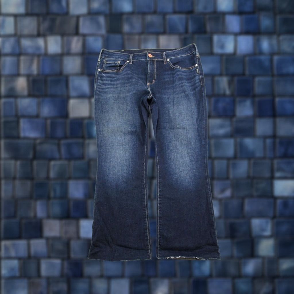 Silver Jeans Co. Silver Jeans Co Suki Kick Flare Blue Stretch Denim Jeans Size 34 Womens Size 24" / US 00 / IT 34 - 1 Thumbnail