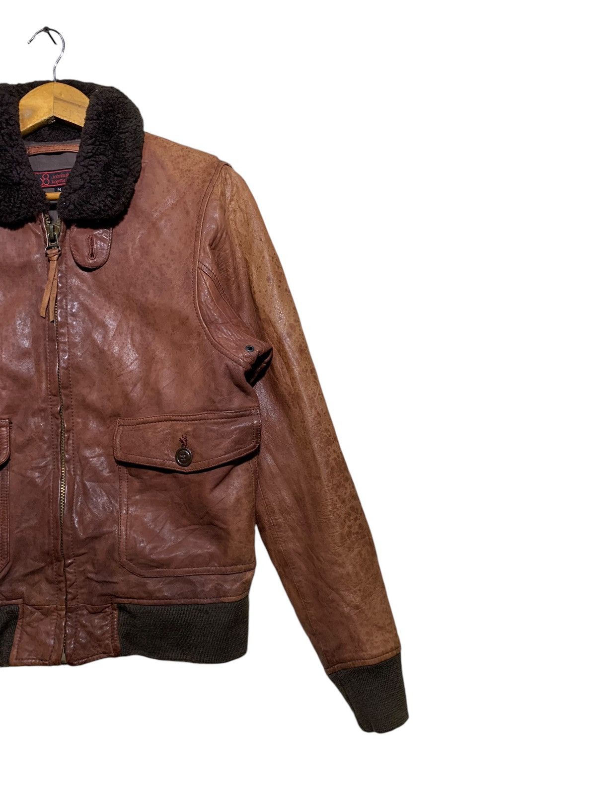 Johnbull 🔥JOHNBULL KOJIMA SHEEPSKIN LEATHER JACKETS Size US M / EU 48-50 / 2 - 3 Thumbnail