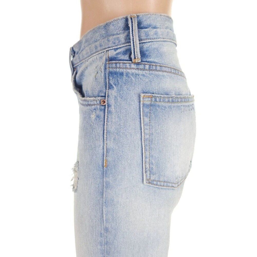 GRLFRND GRLFRND Karolina High-Rise Raw Edge Jeans 24 XXS Dont Cry Size 25" / US 0 / IT 36 - 7 Thumbnail