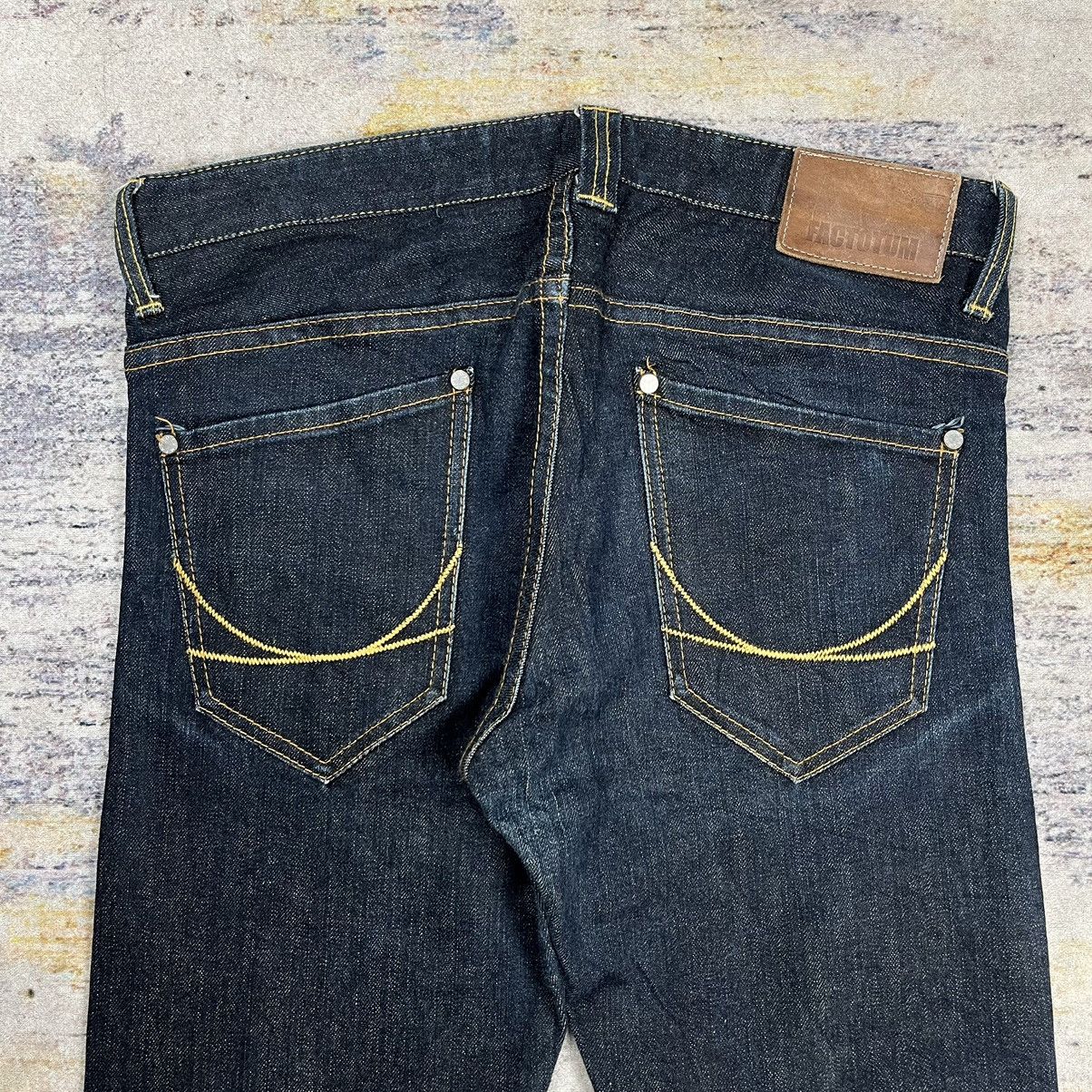 FACTOTUM Japanese brand Factotum selvedge denim pants Size US 30 / EU 46 - 4 Thumbnail