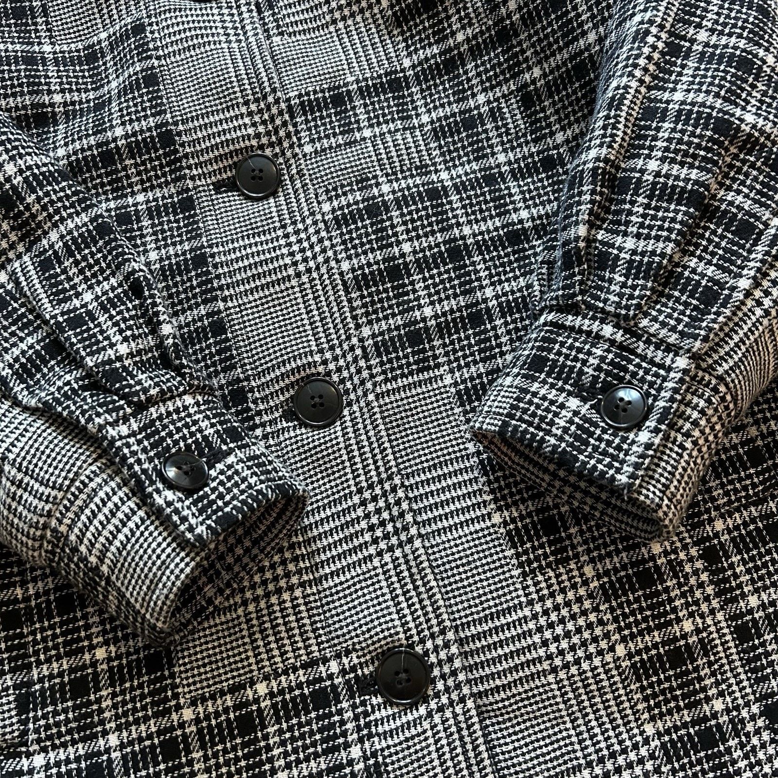 Madewell Madewell Quilt Lined Patchwork Wool Cashmere Shirt Jacket XS Size XS / US 0-2 / IT 36-38 - 4 Thumbnail