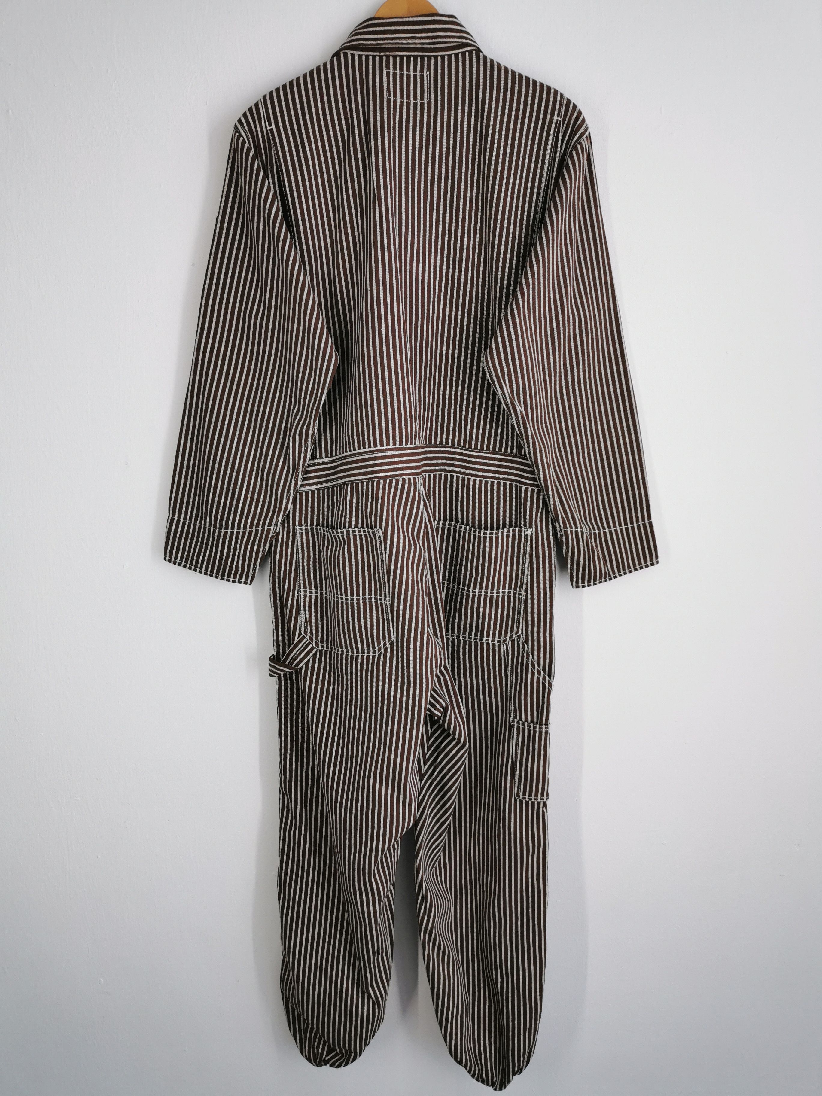Vintage Vintage 90s Dogman Hickory Denim Coveralls Size L Size US 38 / EU 54 - 2 Thumbnail