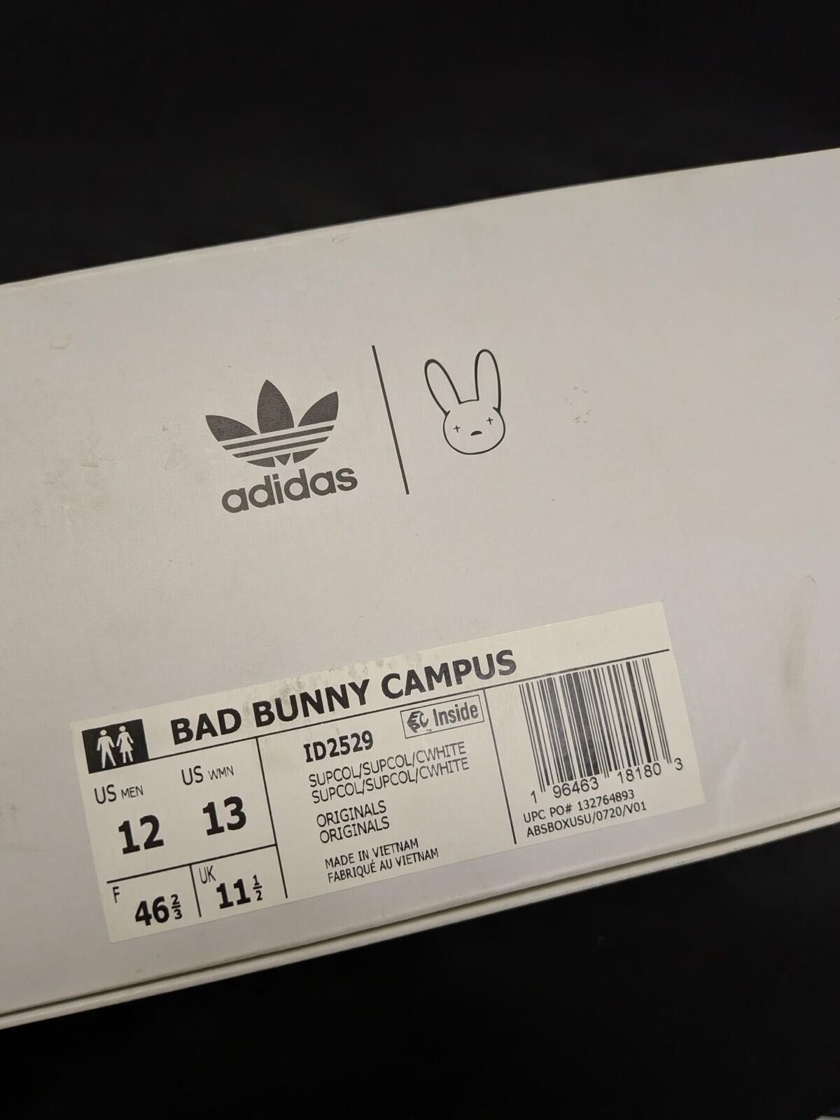 Adidas adidas Bad Bunny Campus ID2529 US12 Size US 12 / EU 45 - 10 Thumbnail