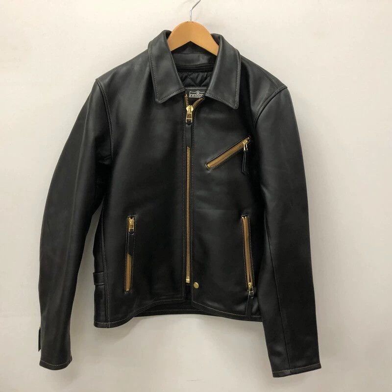 Kadoya Kadoya Straight lapel leather coat Size US M / EU 48-50 / 2 - 1 Thumbnail