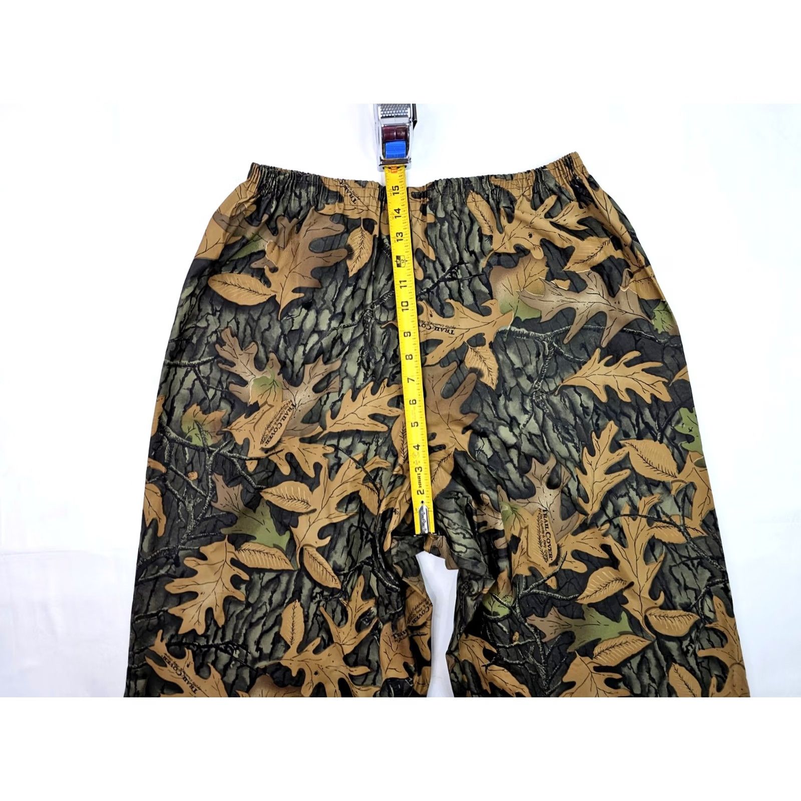 Vintage VINTAGE Trail Cover Camouflage Waterproof Rain Pant Men L Inseam 30" Brown Cotton Polyester 90s Outdoor Camping Hunting Mens Size US 33 - 7 Thumbnail