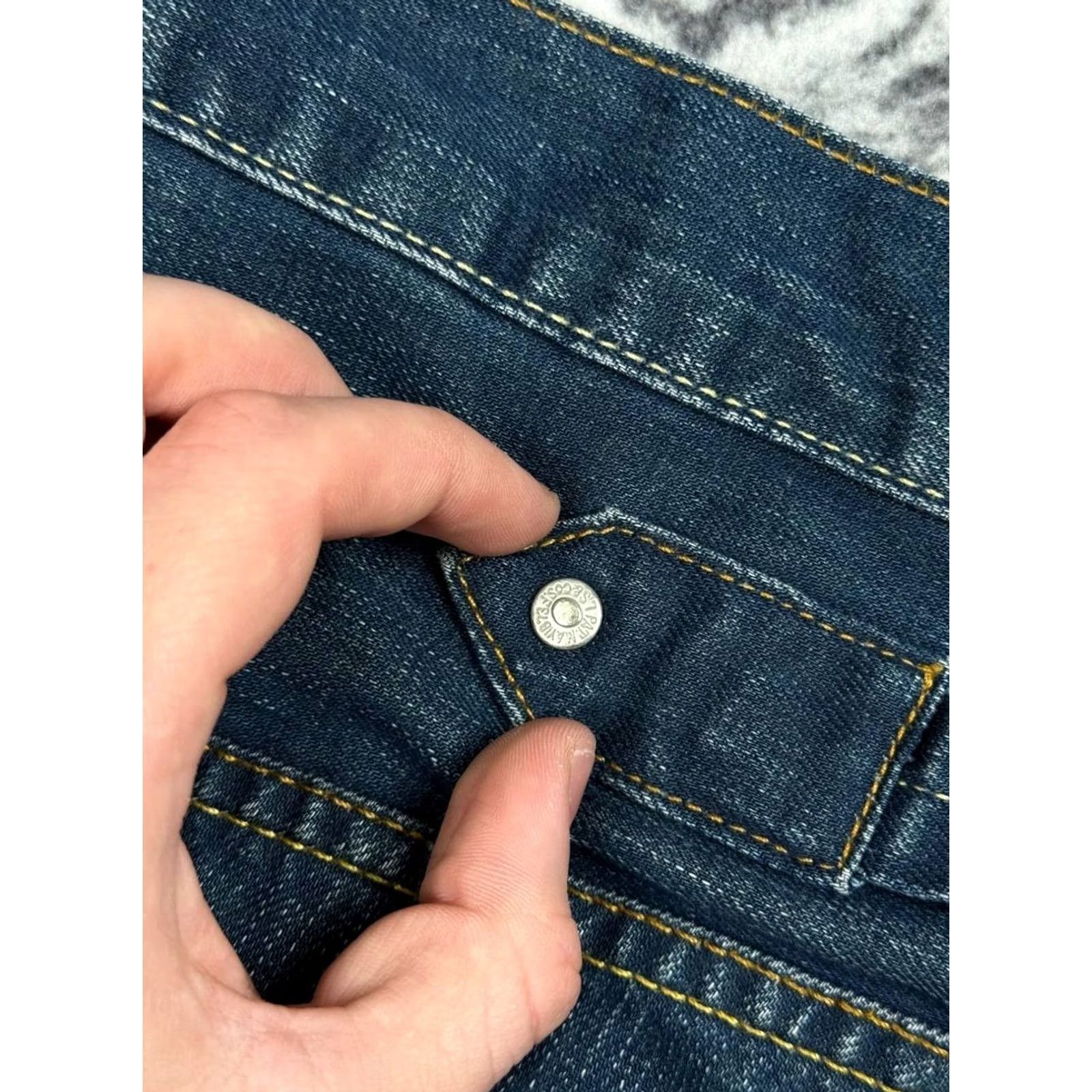 Levi's VINTAGE Levis 503 Jeans Loose Cinch Blue Men Size L 34 Size US 33 - 7 Thumbnail