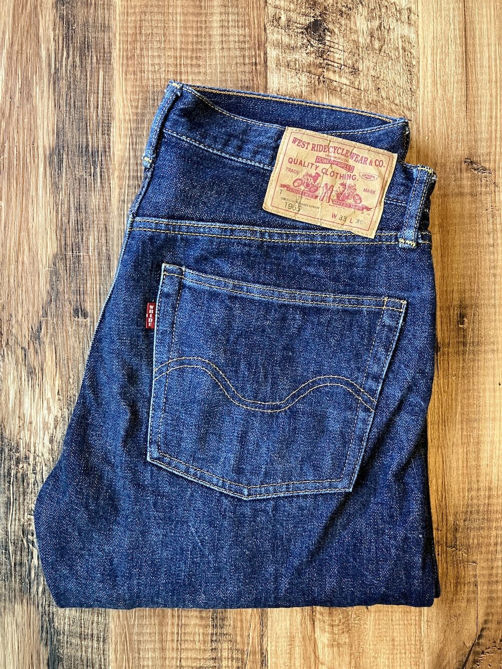 Japanese Brand WESTRIDE 1965ET W31 x L33 Japanese Selvedge Denim Size US 31 - 2 Thumbnail