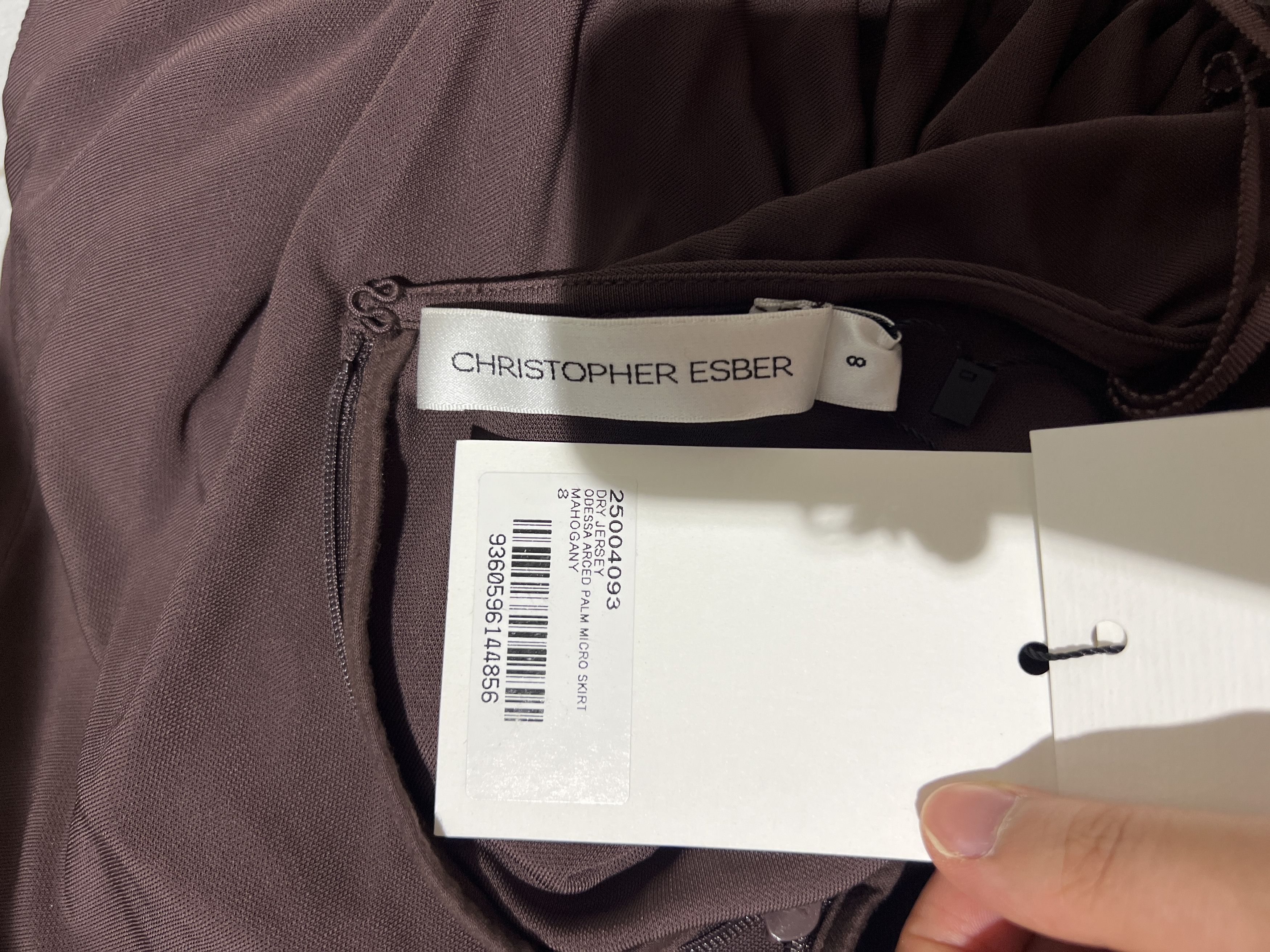 Christopher Esber Odessa Arced Palm Micro Skirt Size 27" / US 4 / IT 40 - 7 Thumbnail