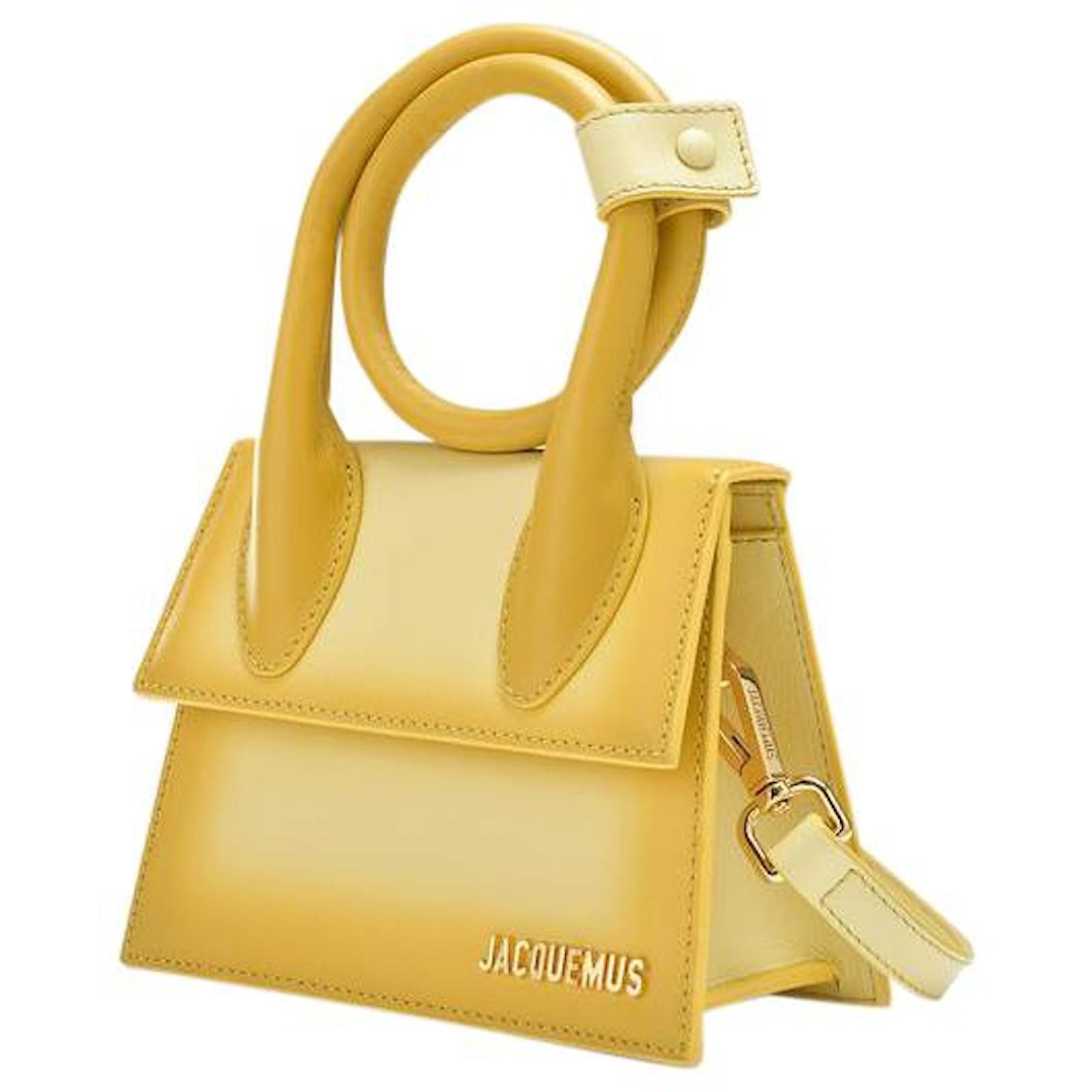 Jacquemus o1mle0325 Size: OS / Le Chiquito Bag in Noeud Yellow Size ONE SIZE - 2 Thumbnail