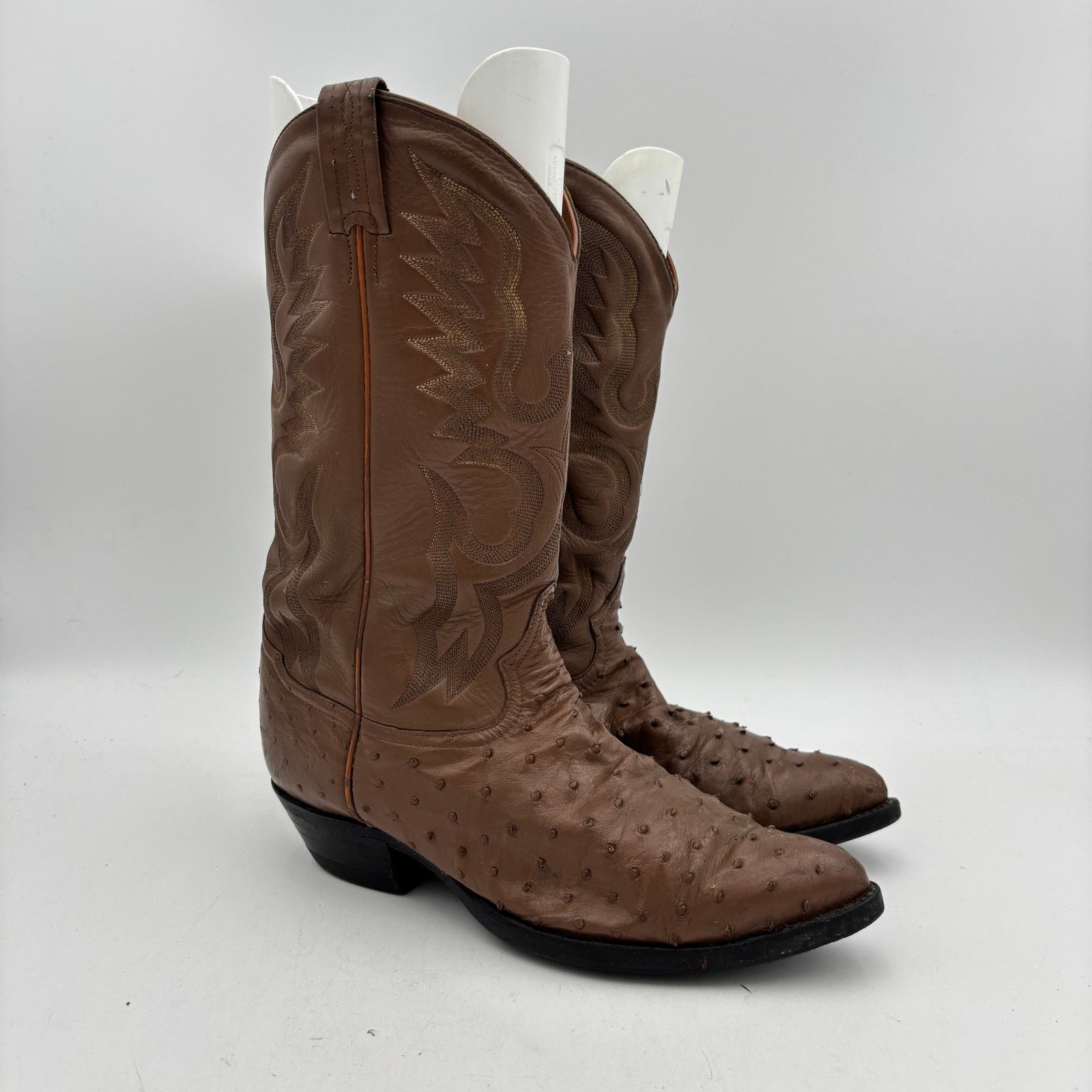 Tony Lama Tony Lama 8241 Full Quill Ostrich Leather Boots Men's 9.5 EE Size US 9.5 / EU 42-43 - 1 Thumbnail