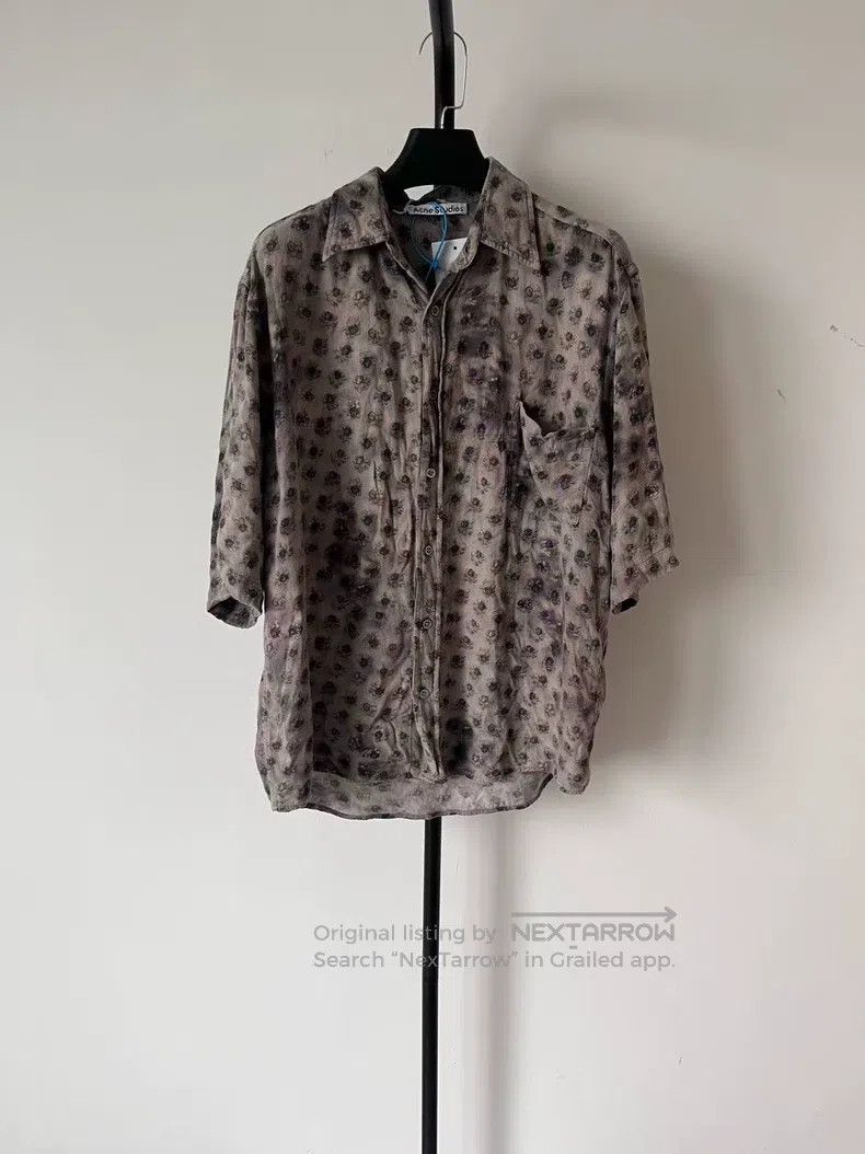 Acne Studios Acne Studios Daisy print single-breasted button-down shirt Size US S / EU 44-46 / 1 - 1 Thumbnail