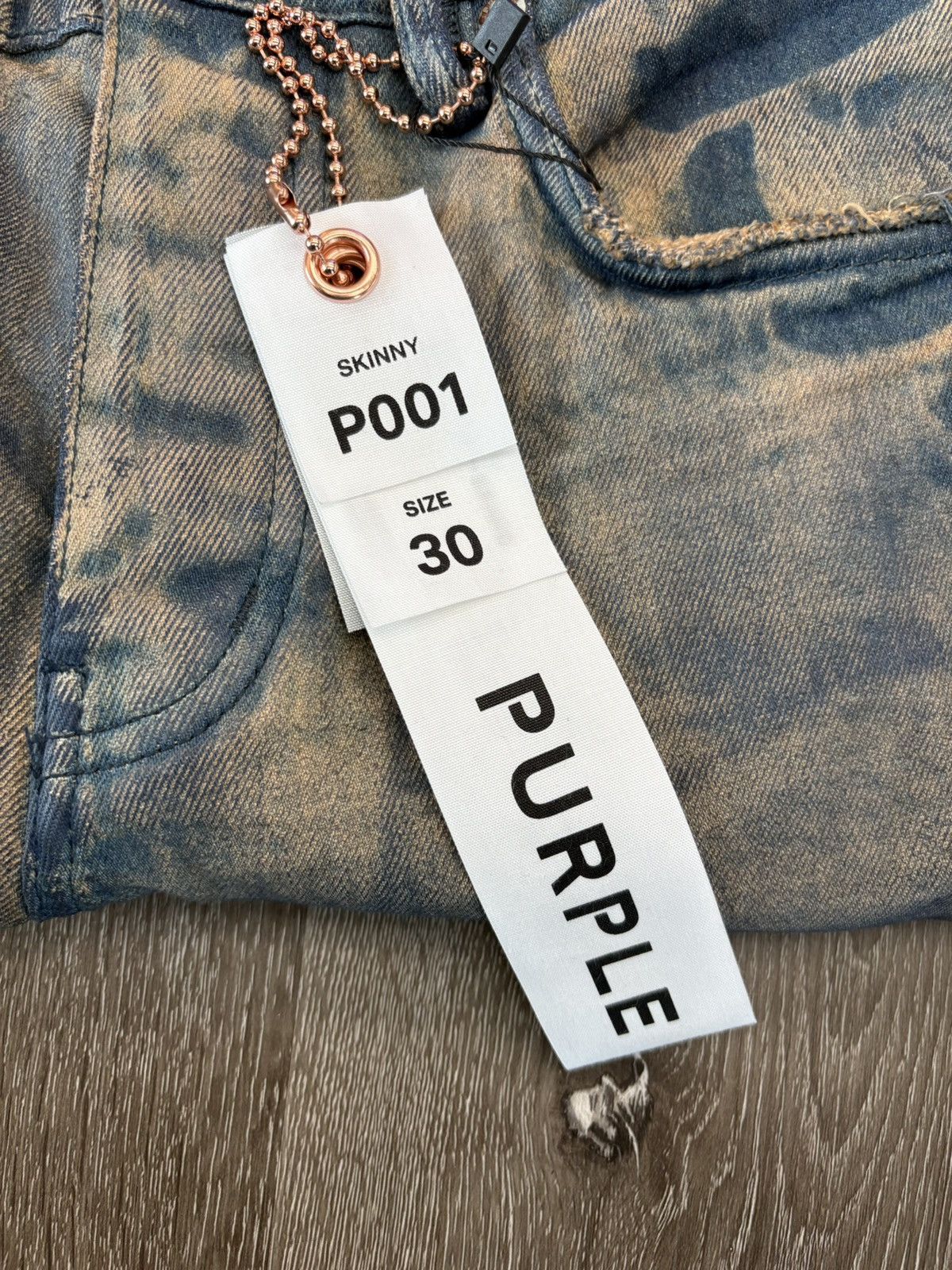 Purple Brand Purple Brand P001 Skinny Jeans “Antiqued Snow Wash” Size US 30 / EU 46 - 4 Thumbnail