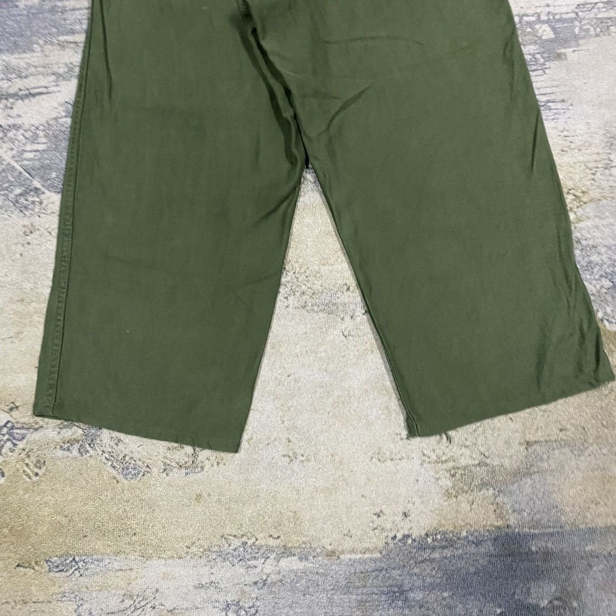Army Of Me 1960s US Army OG-107 Sateen Vietnam War Trousers Size US 31 - 9 Thumbnail