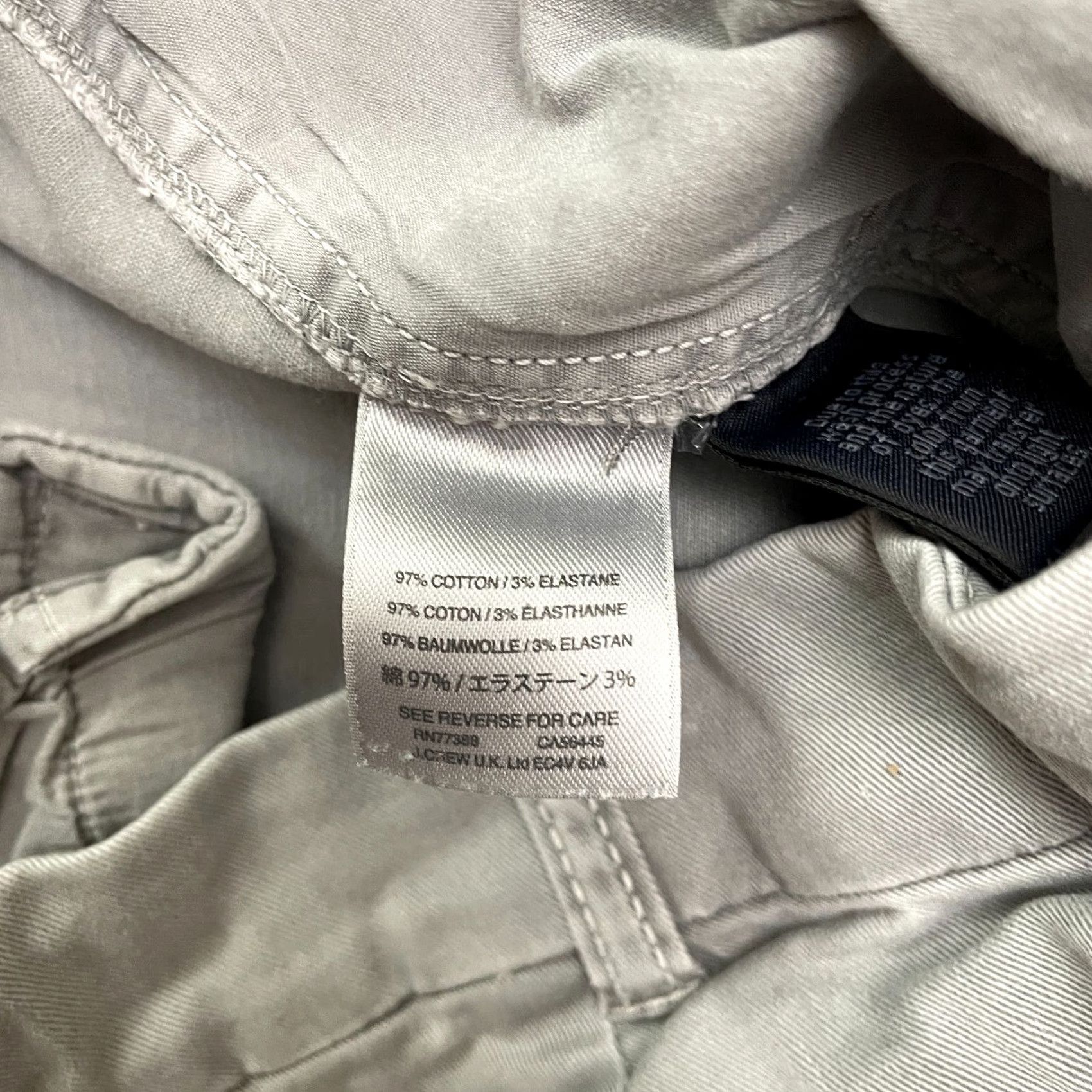 J.Crew J.Crew Chino Shorts Womens 00 Gray Mid Rise Cotton Pockets Casual Outdoor 27x4 Size 24" / US 00 / IT 34 - 6 Thumbnail