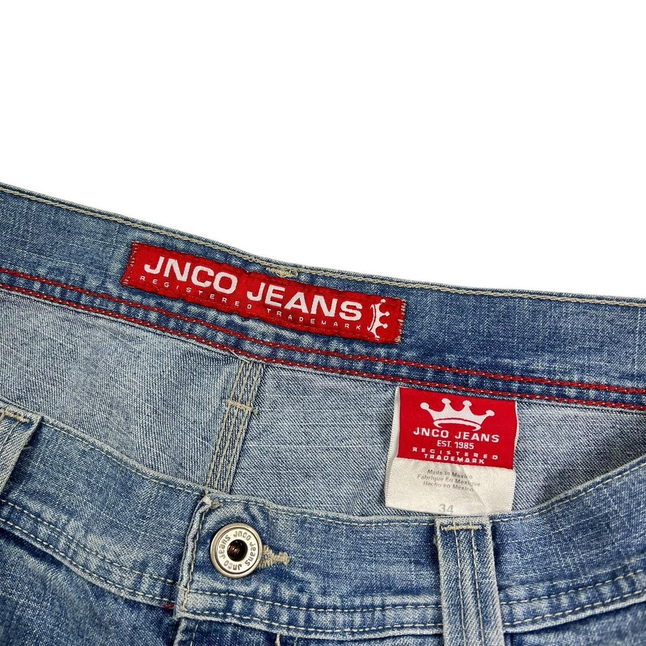JNCO Vintage Jnco Red Crown Carpenter Denim Shorts Jorts Waist 34 Size US 34 / EU 50 - 7 Thumbnail
