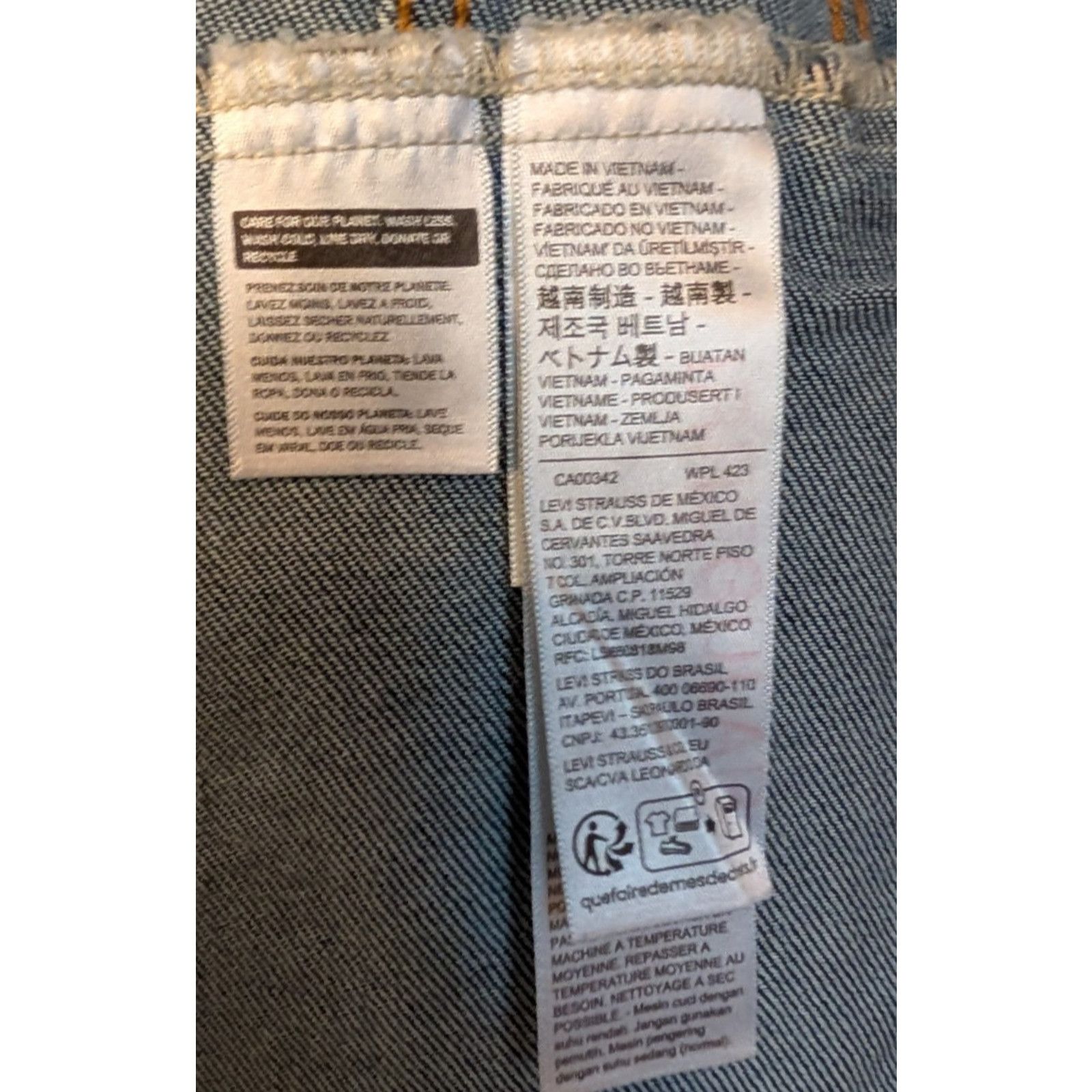 Levi's Levi's Trucker Jacket Jean Jacket Dark Wash X-LARGE NEW Size US XL / EU 56 / 4 - 4 Thumbnail