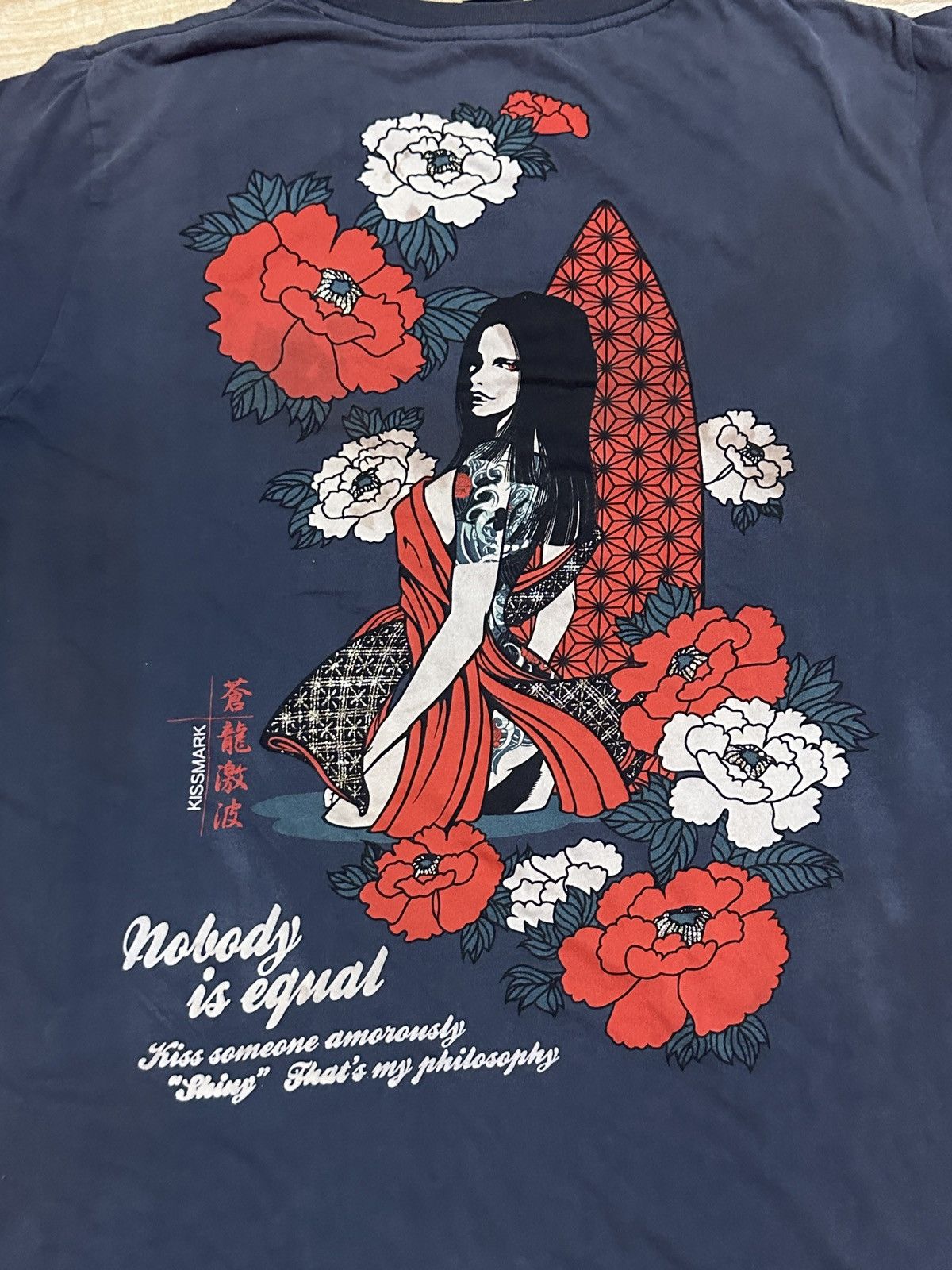 Japanese Brand Kiss Mark Nobody is Equal Tee Size US S / EU 44-46 / 1 - 1 Thumbnail