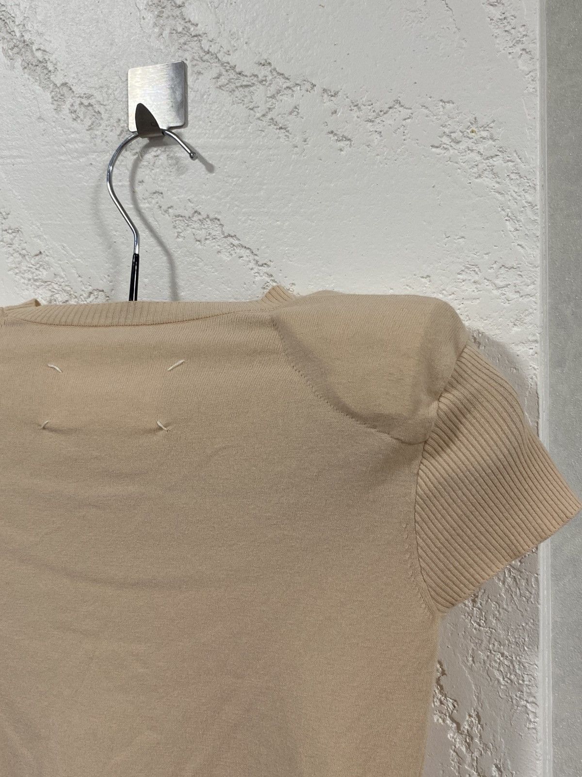 Maison Margiela Maison Margiela 2007 Short Sleeve Knitted Top Shoulder Pads Size S / US 4 / IT 40 - 12 Thumbnail