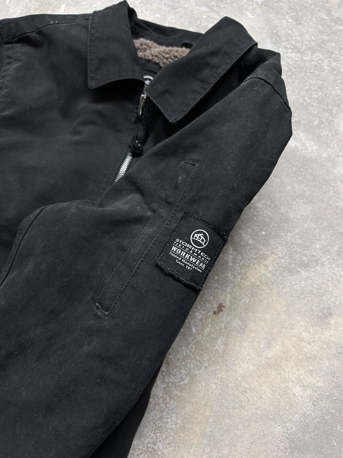 Stormtech Stormtech Workwear Canvas Fleece Lined Bomber Jacket Size US M / EU 48-50 / 2 - 2 Thumbnail