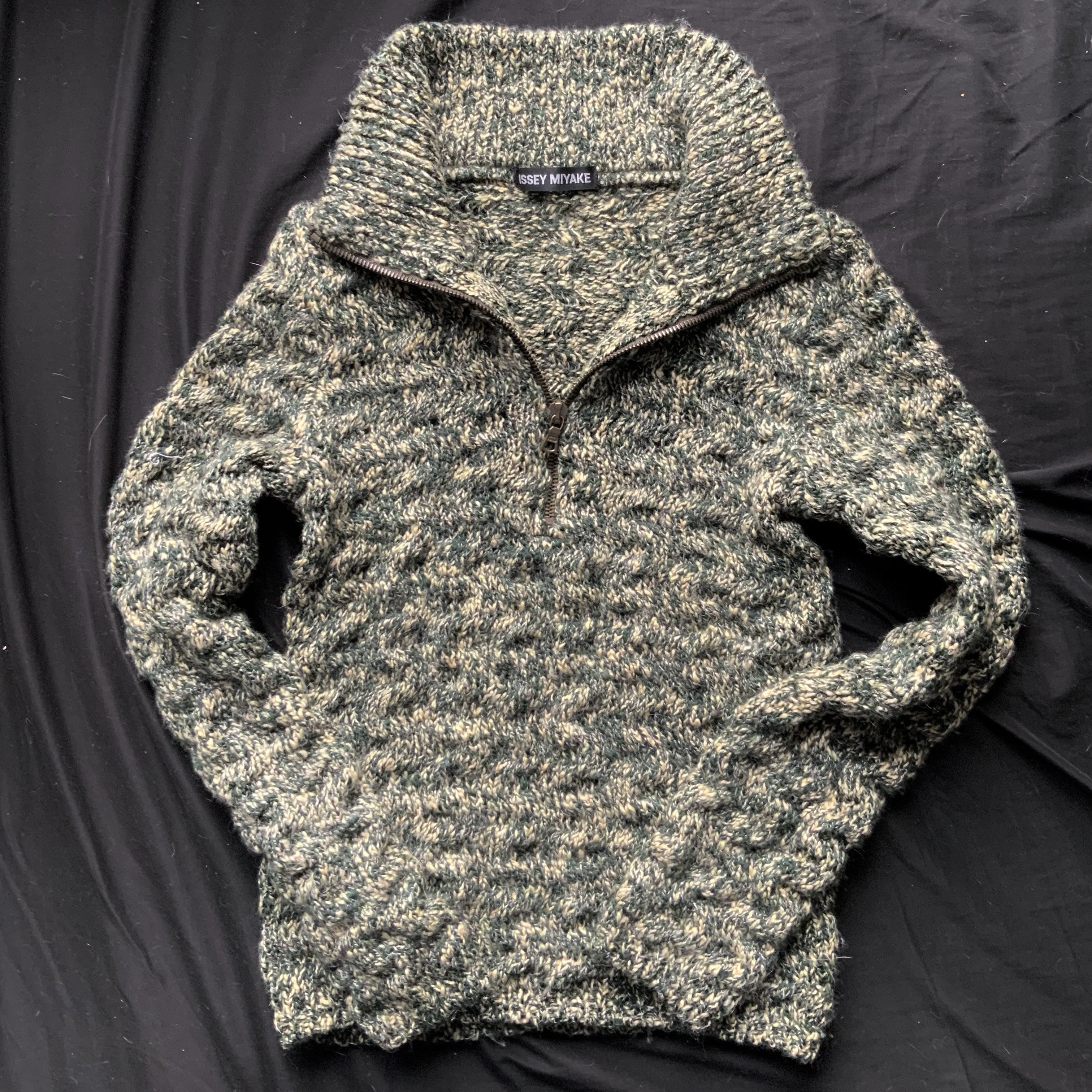 激レア 80s ISSEY MIYAKE is Archive ニットパーカー issey miyake archive 80s knit イッセイ ミヤケ