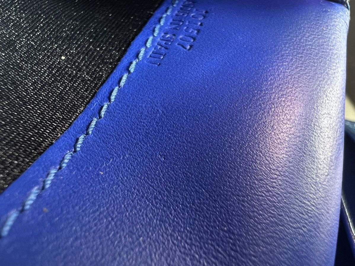 Loewe Textured Calfskin Small Vertical Zip Wallet
