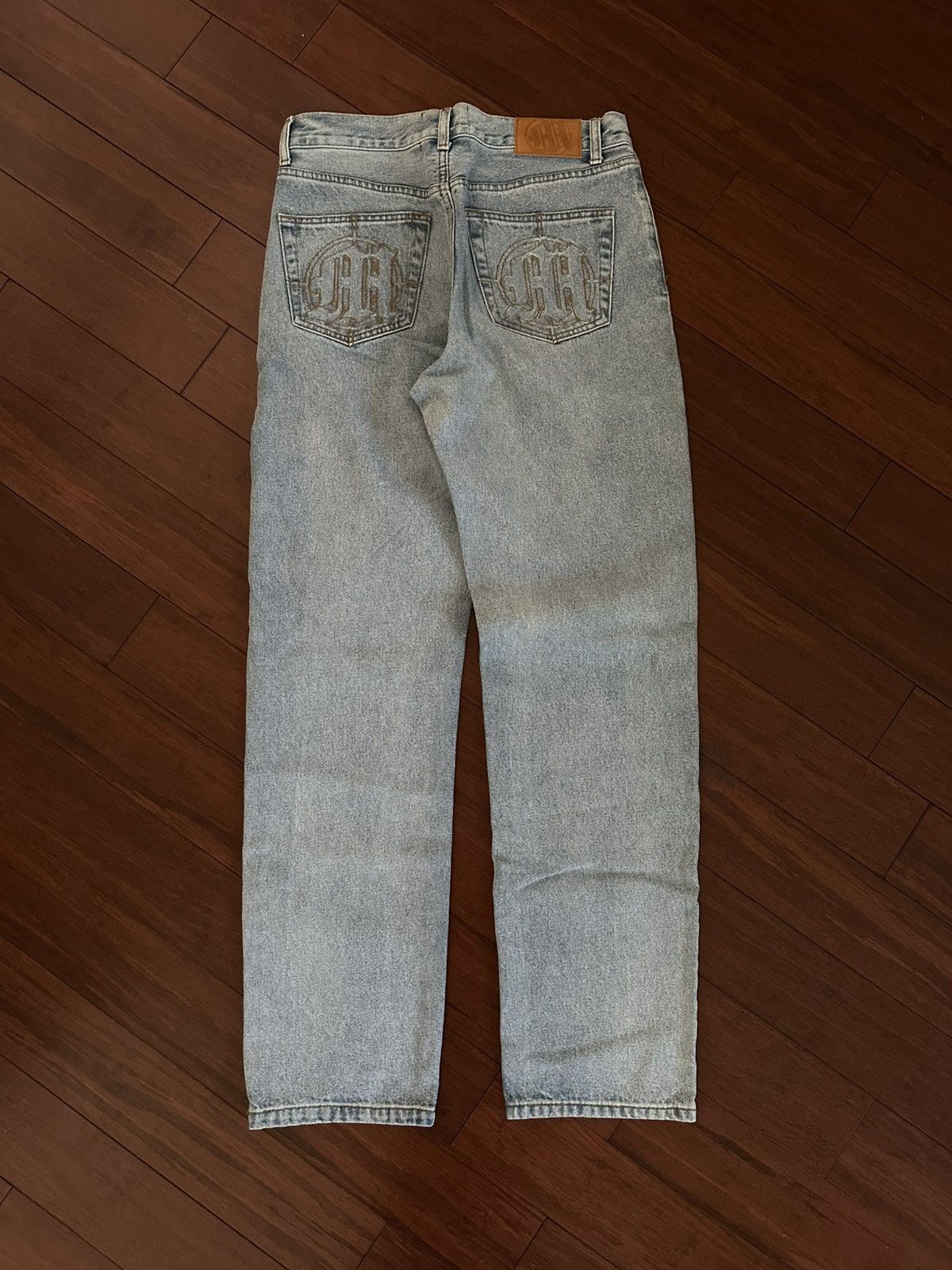 Menace Menace Embossed Denim Pants Size US 30 / EU 46 - 2 Thumbnail