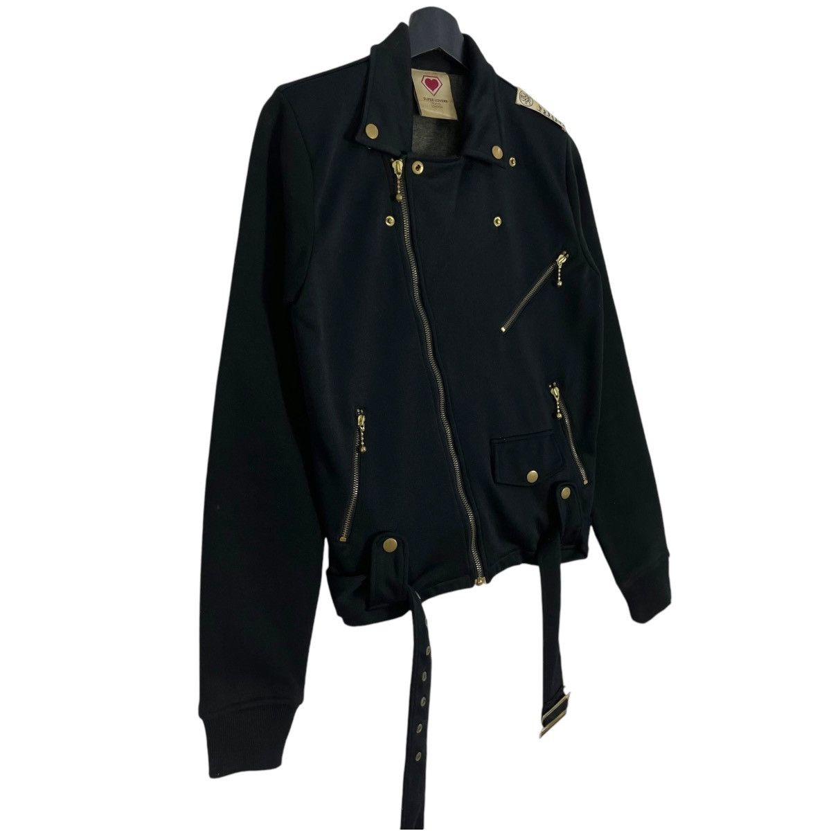 Super Lovers Vintage Super Lovers Rock Punk Jacket Double Collar Big Logo Size US S / EU 44-46 / 1 - 4 Thumbnail
