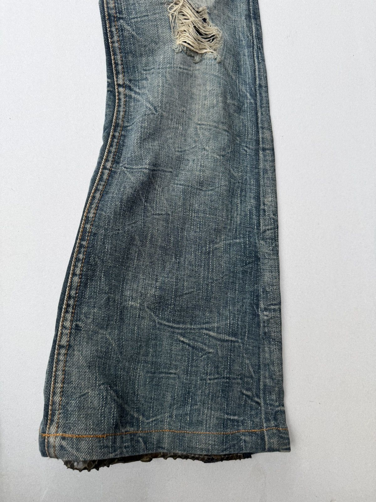Japanese Brand Boddy butter Lace up flare jeans Size US 26 / EU 42 - 4 Thumbnail