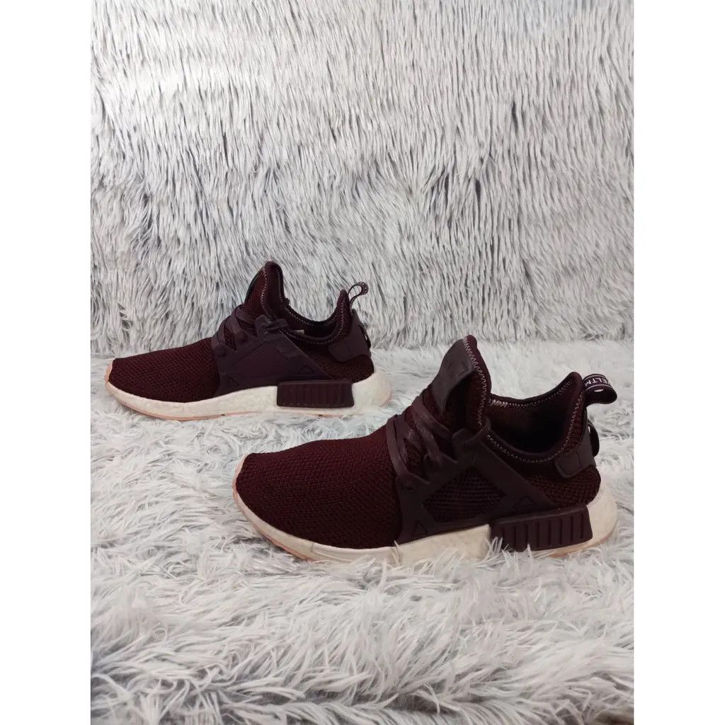 Adidas Adidas NMD XR1 Burgundy Boost Sneakers Size US 10 Size US 10 / IT 40 - 1 Thumbnail