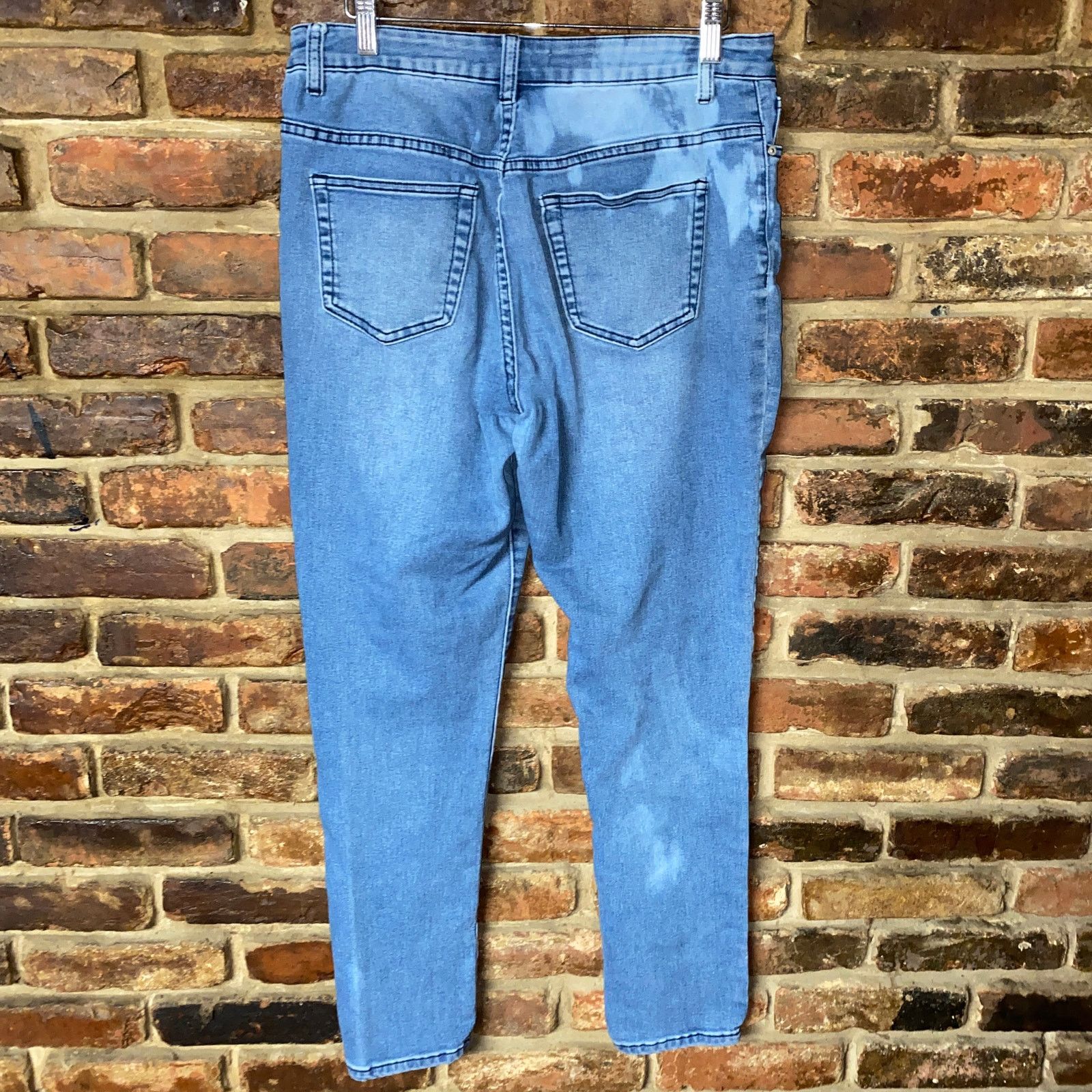 Other Amanda Paige Faded Medium Blue Denim Skinny Leg Fit Jeans 8 Size 30" / US 8 / IT 44 - 6 Thumbnail