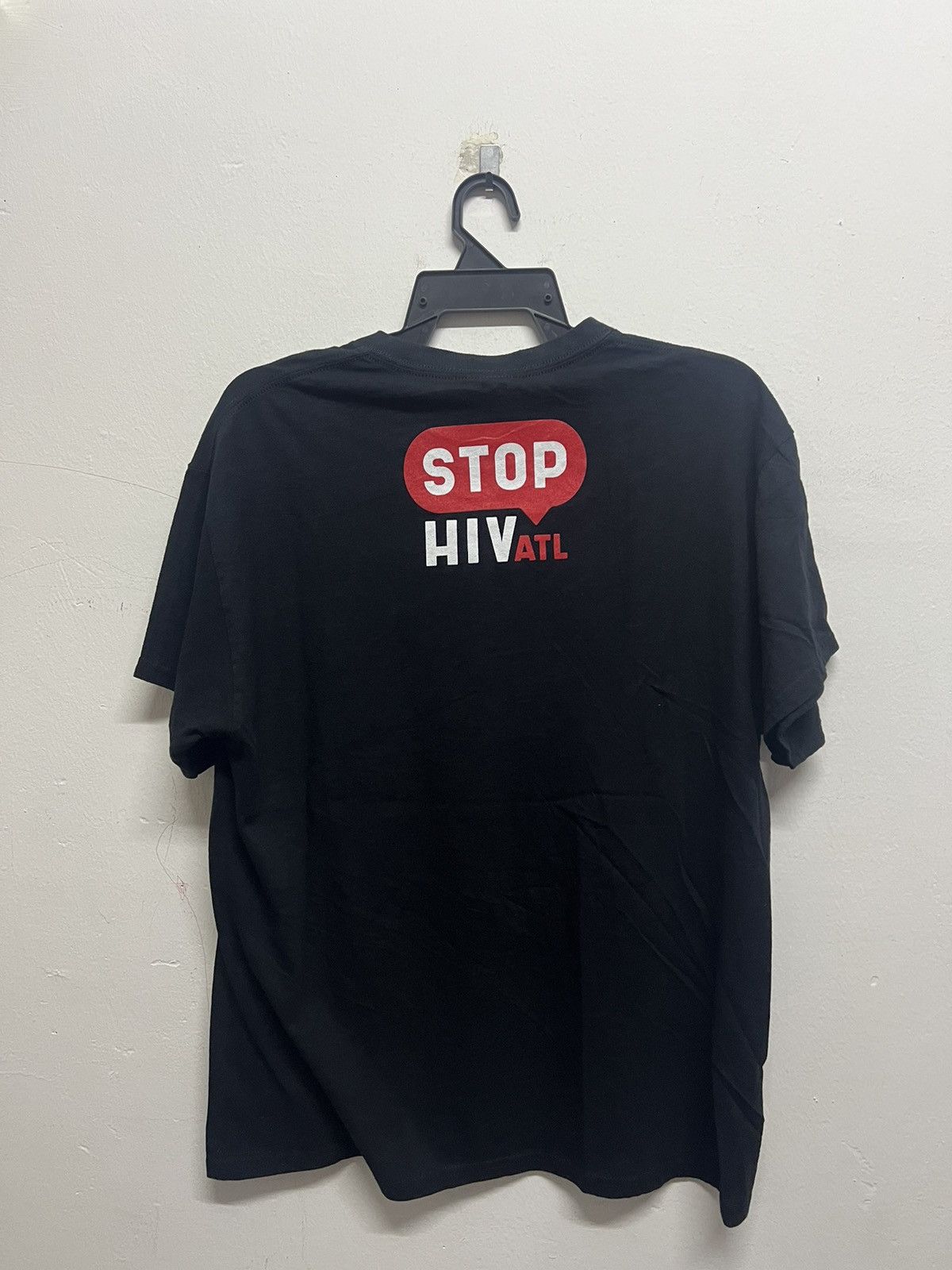 Vintage Vintage 00’s Stop Aids Pop Art Tee Size US L / EU 52-54 / 3 - 4 Thumbnail
