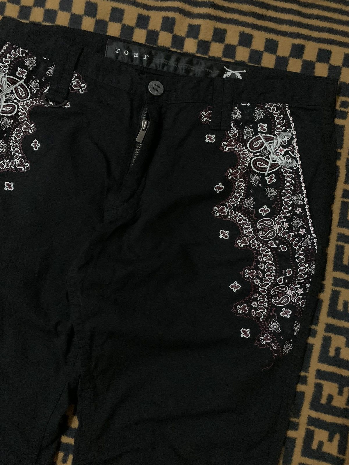 Roar 💥Japanese designer Roarguns Pasley Pant Size US 34 / EU 50 - 2 Thumbnail