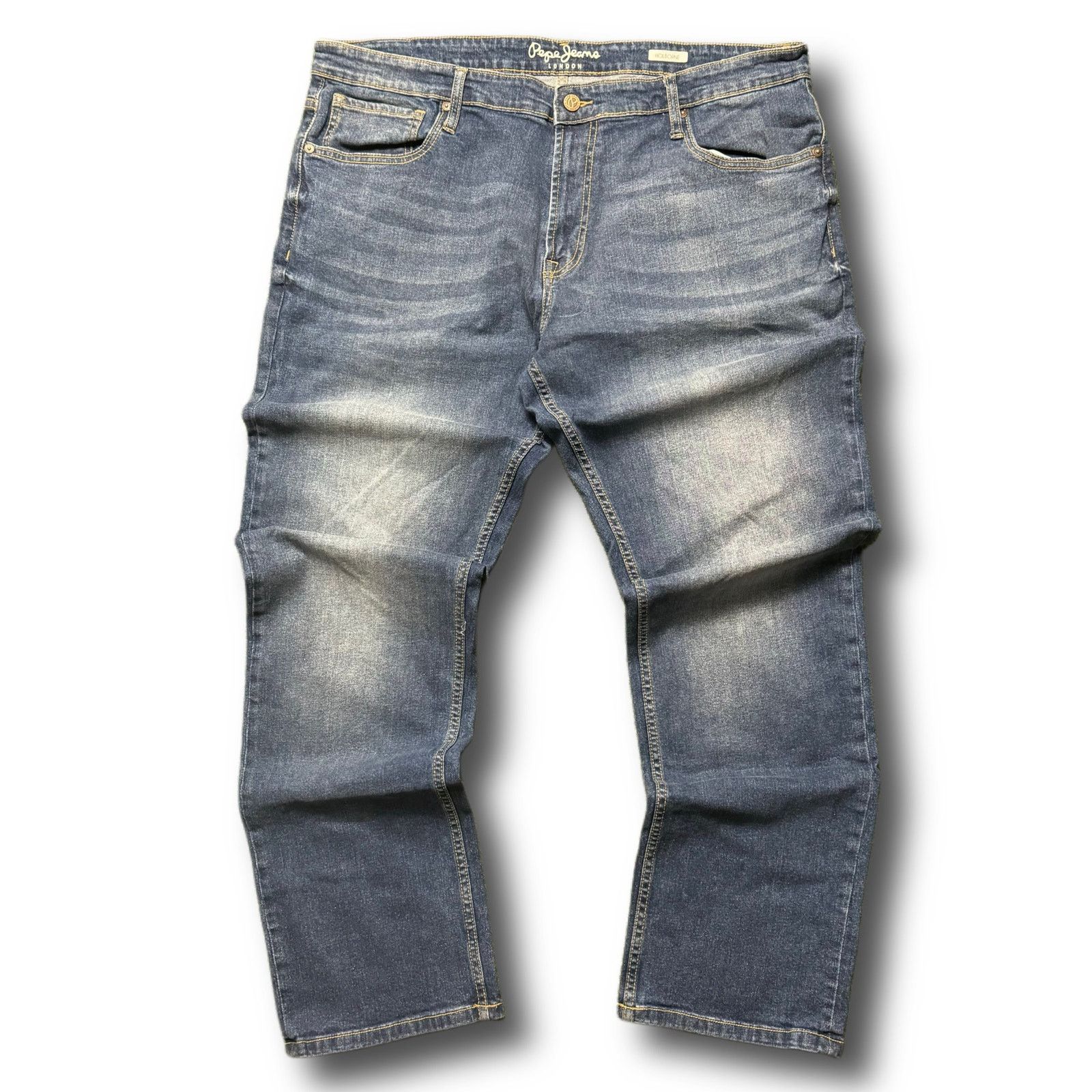 Pepe Jeans Pepe Jeans London Y2K Vintage Blue Denim Straight Leg Jeans Size US 40 / EU 56 - 2 Thumbnail