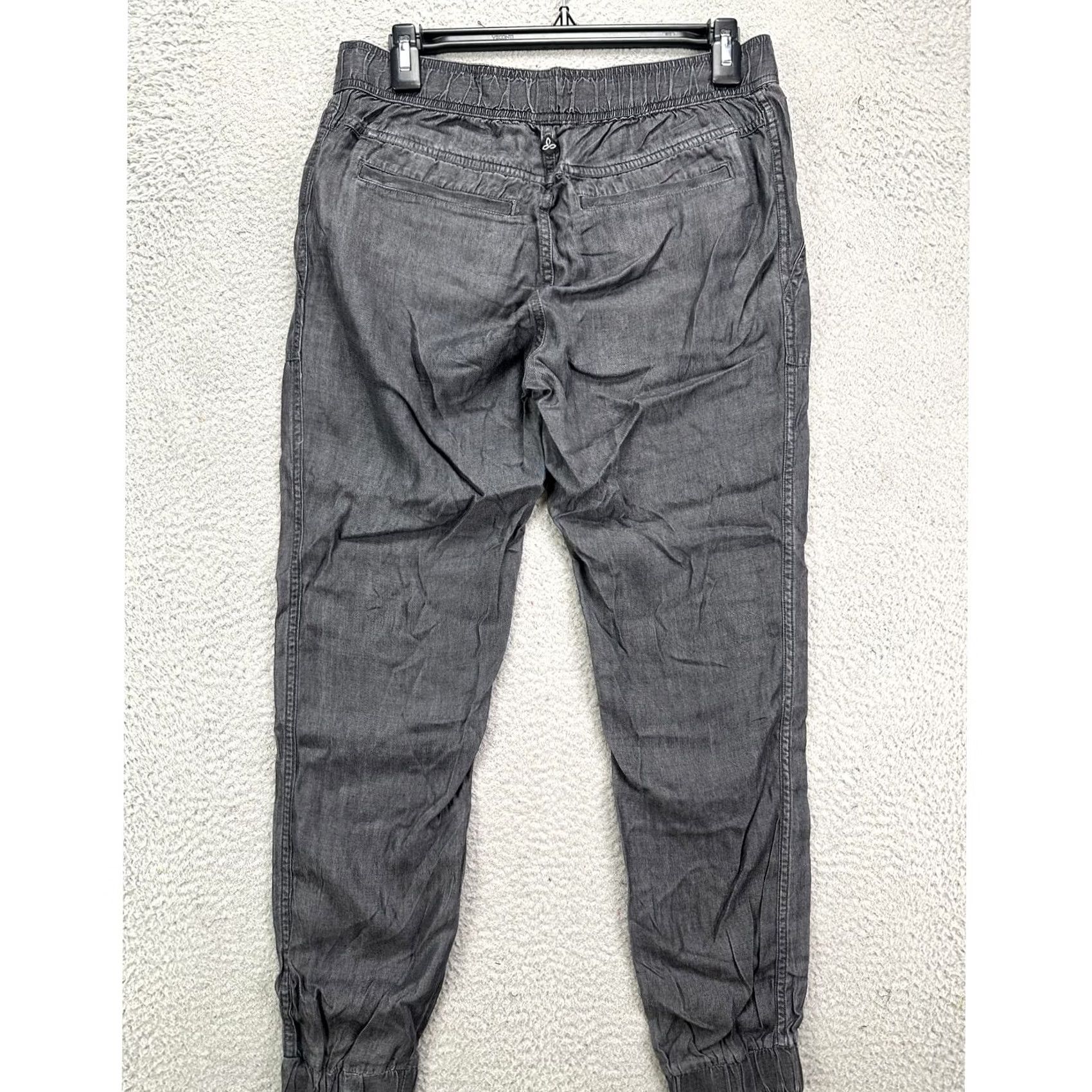 Prana PrAna Jogger Pants Ladies Small Gray Lightweight Pull On Size 28" / US 6 / IT 42 - 4 Thumbnail