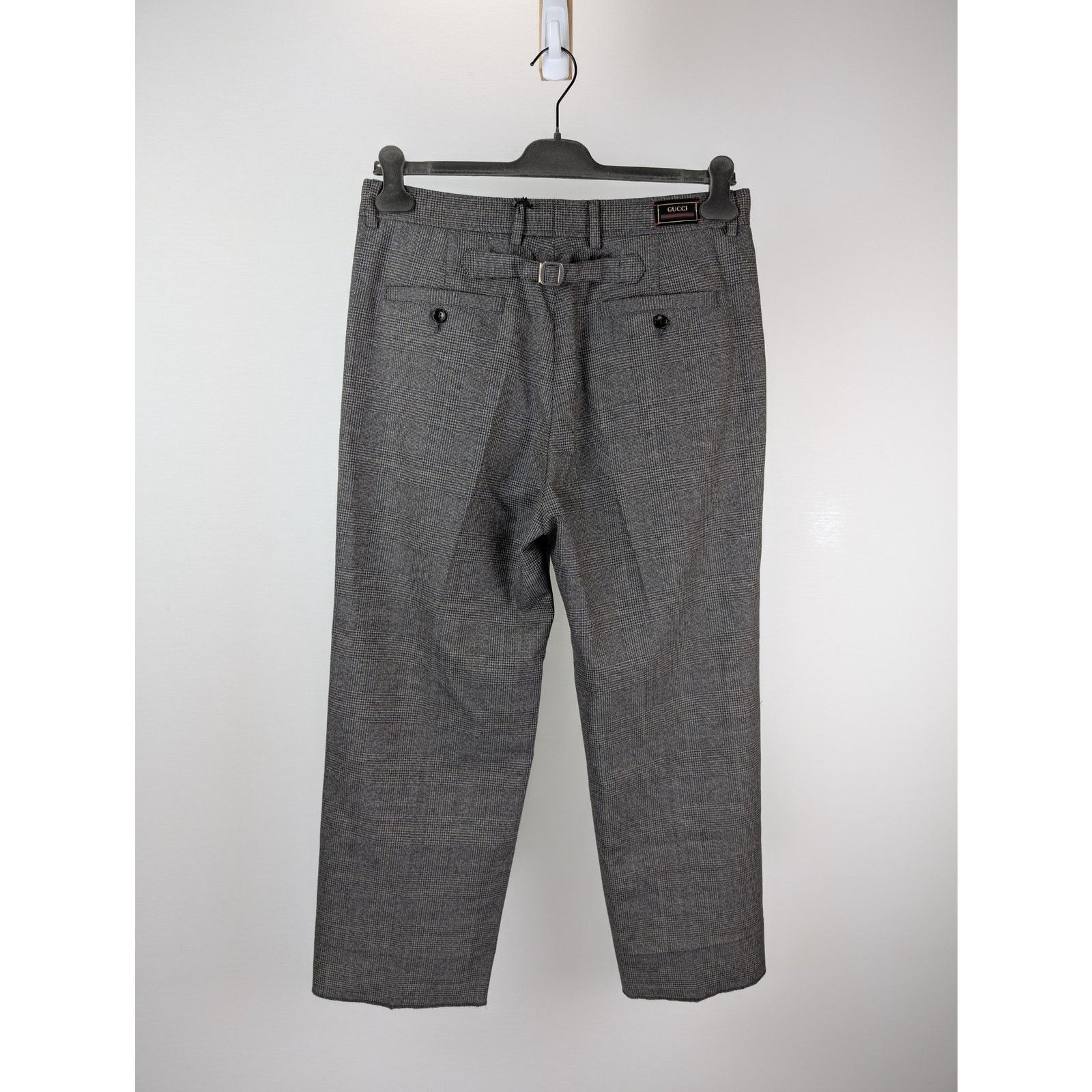 Gucci o1rshd1 Vintage Mouline Galles Pant in Black/Brown Size US 34 / EU 50 - 11 Thumbnail