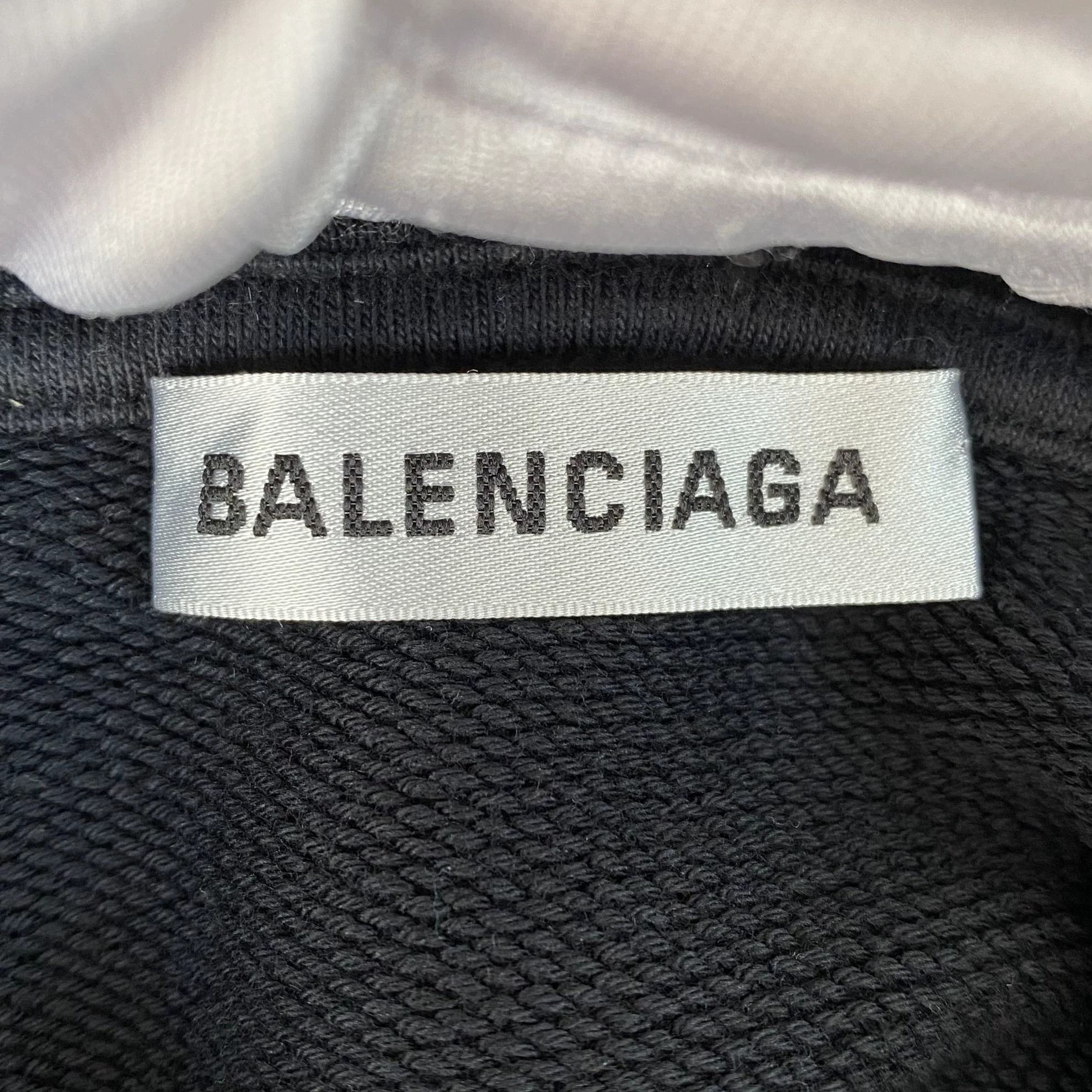 Balenciaga Balenciaga Black Letter Logo Hoodie XS NWT Size US XS / EU 42 / 0 - 7 Thumbnail