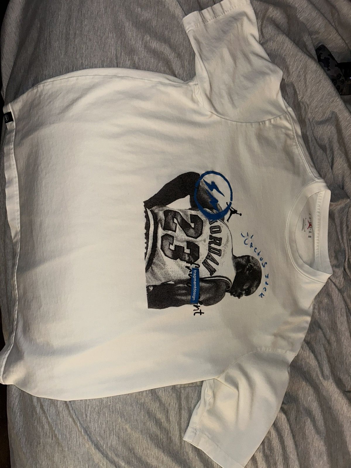 Fragment Design × Jordan Brand × Travis Scott Cactus Jack x Jordan x Fragment T-shirt Size US M / EU 48-50 / 2 - 1 Thumbnail