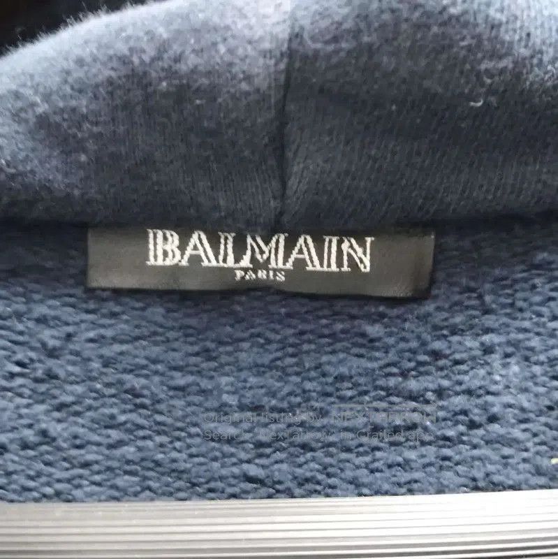 Balmain Balmain Women's Long Sleeve Navy Hoodie . Size M / US 6-8 / IT 42-44 - 3 Thumbnail