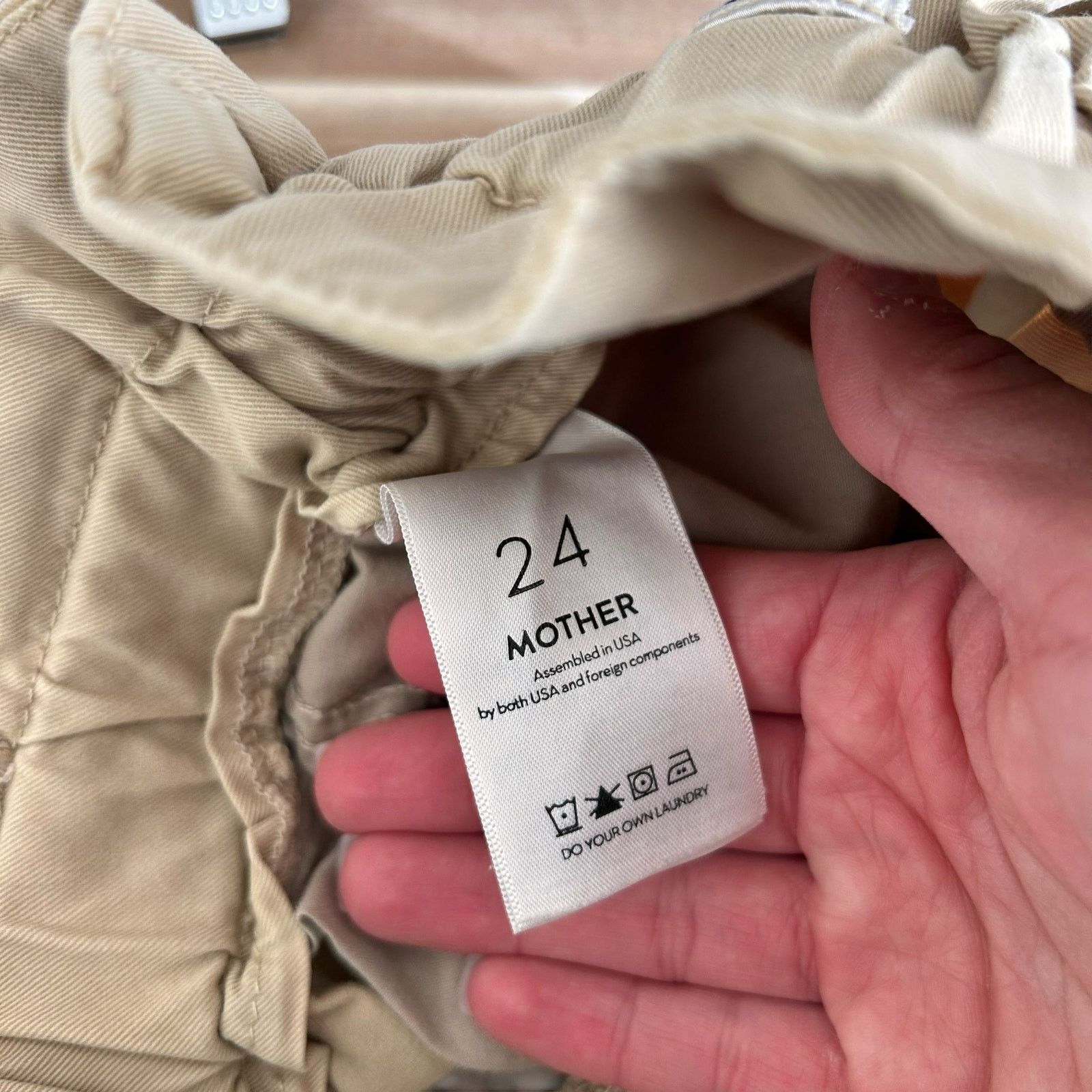 MOTHER MOTHER Tan The Yo-yo Greaser Ankle Pants Sz 24 Size 24" / US 00 / IT 34 - 7 Thumbnail