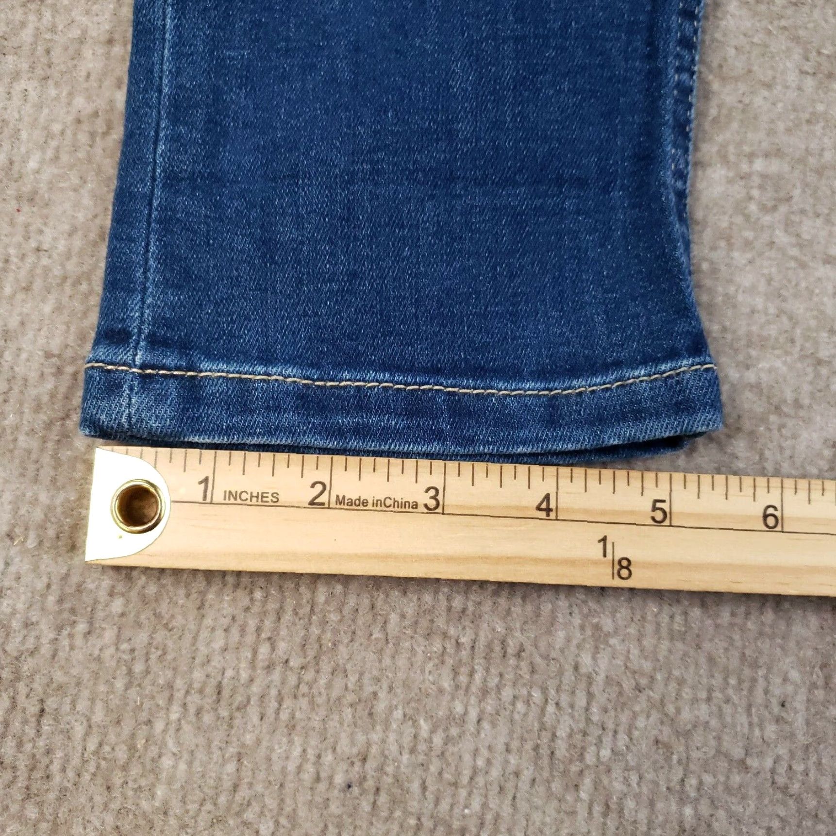 Vintage MAC Rich Jeans Slim Straight Denim 28x32 Blue Women Slim Stretch Jeans - MAC Rich - 28 Regular Blue Womens Jeans Straight Style 90s inspired? Size 28" / US 6 / IT 42 - 4 Thumbnail