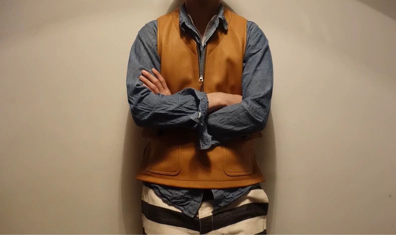 The Real McCoy Deerskin Vest, Sleeveless Jacket