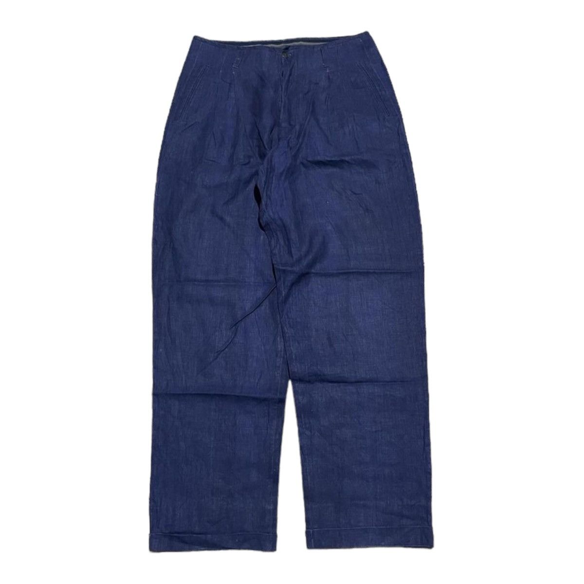 image of Avant Garde x Jean Paul Gaultier Vintage Jean Paul Gaultier Baggy Pants in Navy, Men's (Size 33)